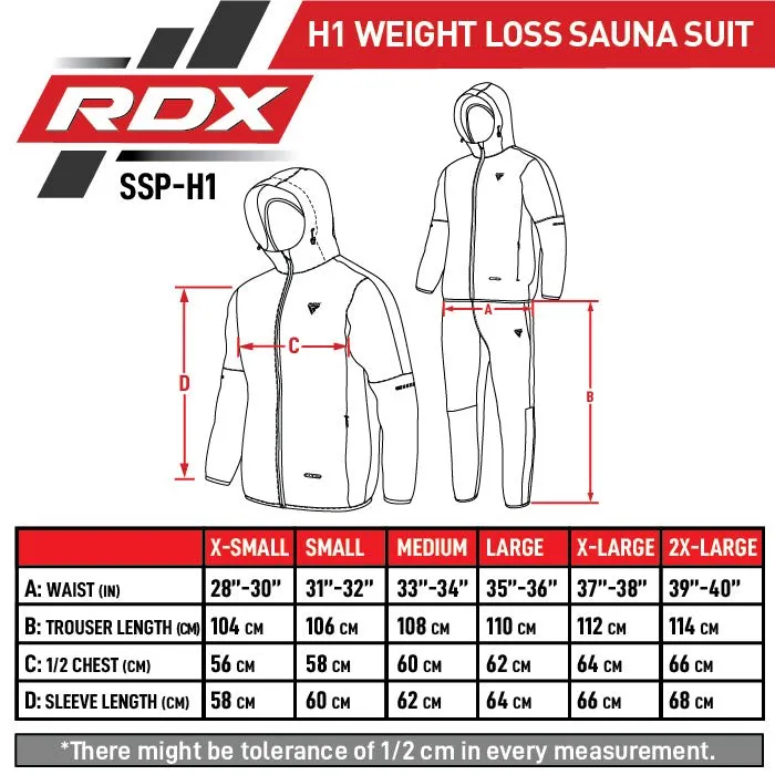 RDX Sports H1 Sauna Suit sold by Bodybuilding Global product image thumbnail 4
