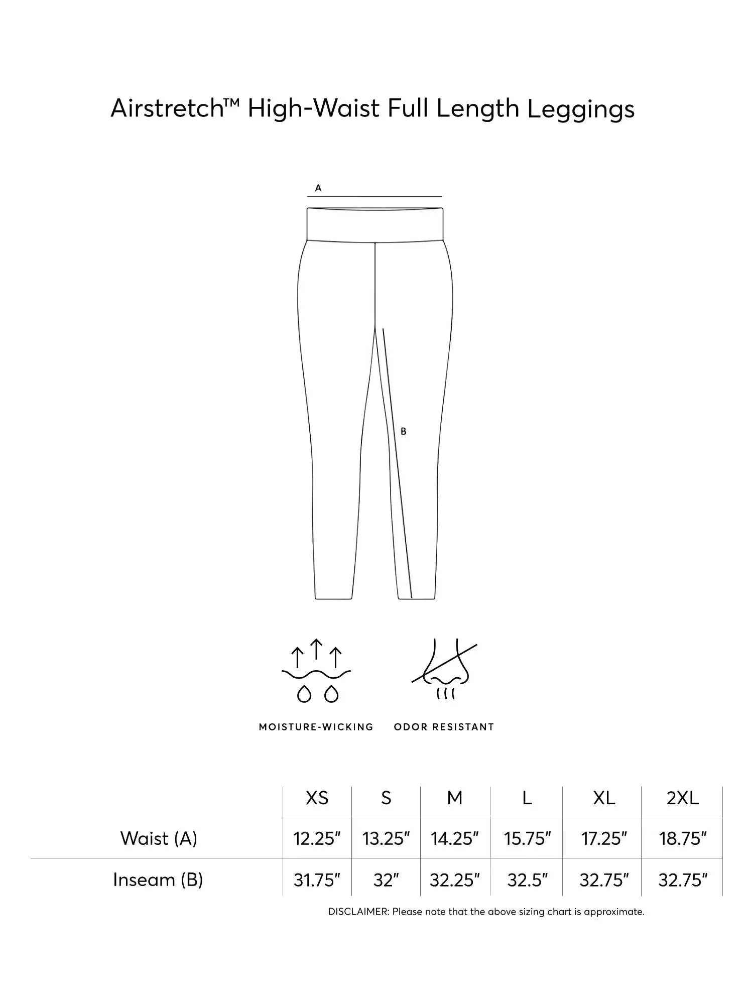 Expert Brand Women's Airstretch High-Waist Full Length Leggings sold by Bodybuilding Global product image thumbnail 2