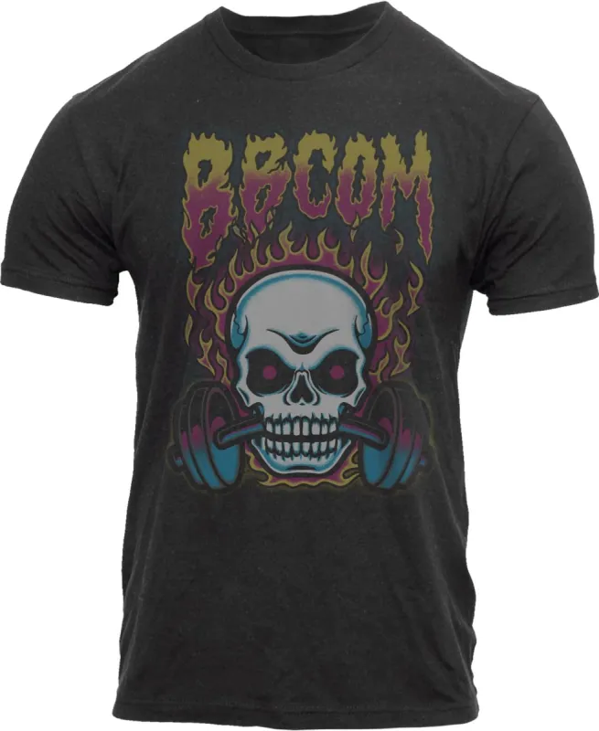 BBcom Skull Tee sold by Bodybuilding Global