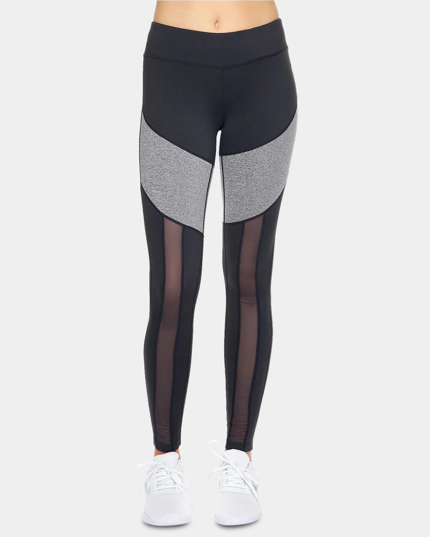 Expert Brand Women's Airstretch Mid-Rise Calypso Mesh Full Length Leggings sold by Bodybuilding Global product image thumbnail 2