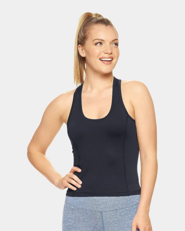 Expert Brand Women's Cropped Racerback Athletic Tank Top sold by Bodybuilding Global