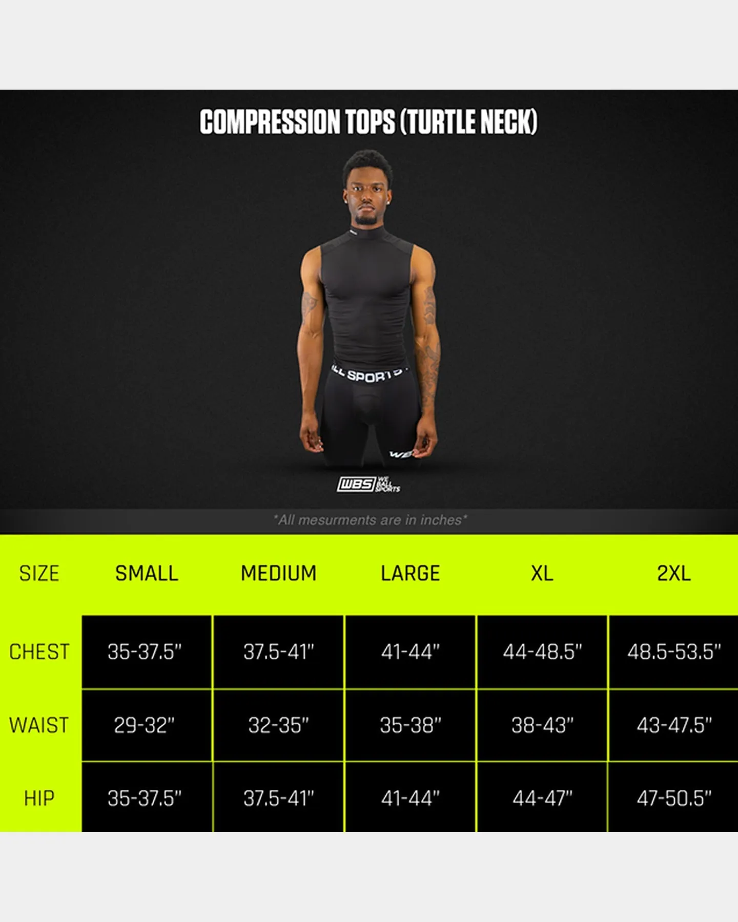 We Ball Sports Compression Turtle Neck Tank Top sold by Bodybuilding Global product image thumbnail 4