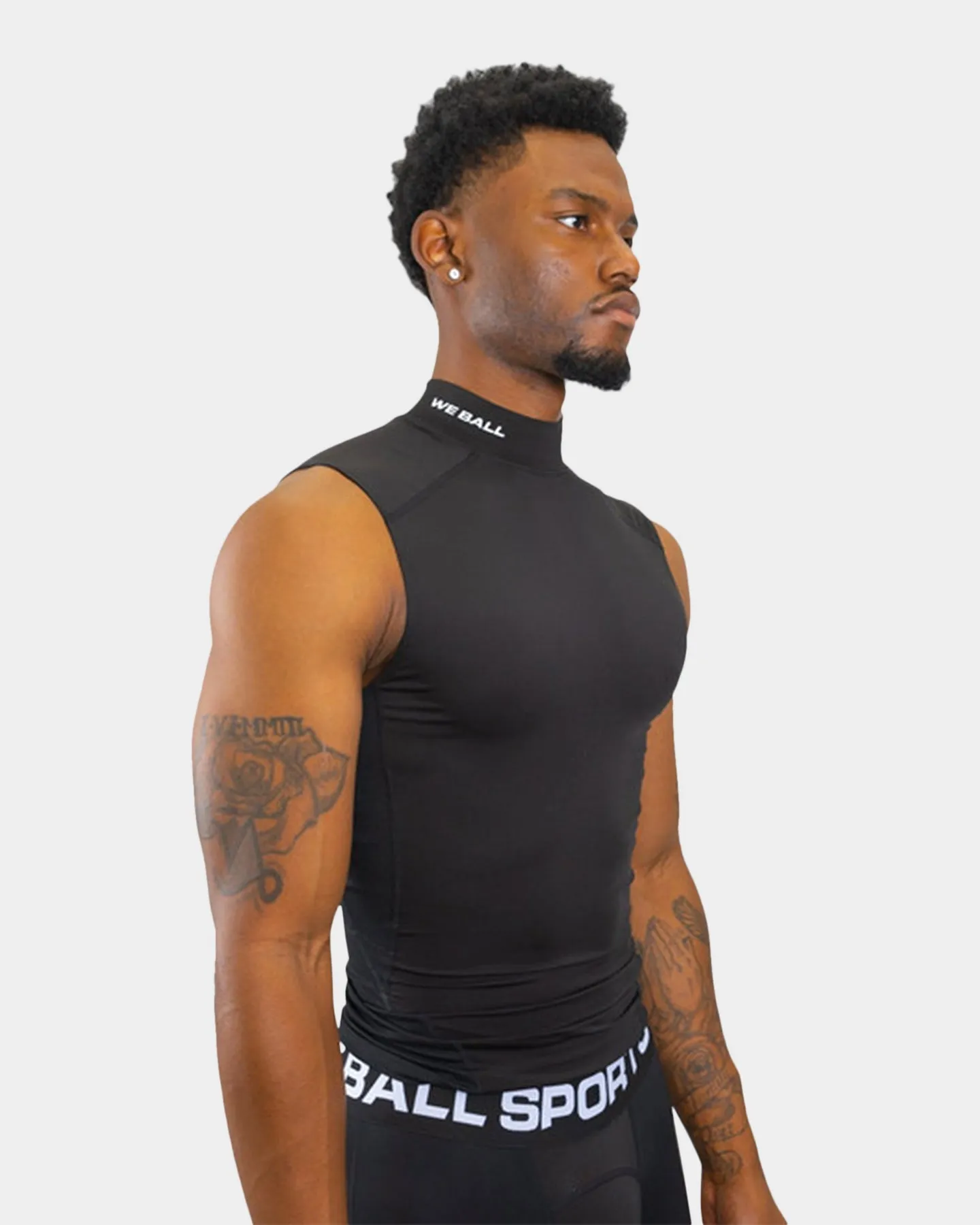 We Ball Sports Compression Turtle Neck Tank Top sold by Bodybuilding Global product image thumbnail 2