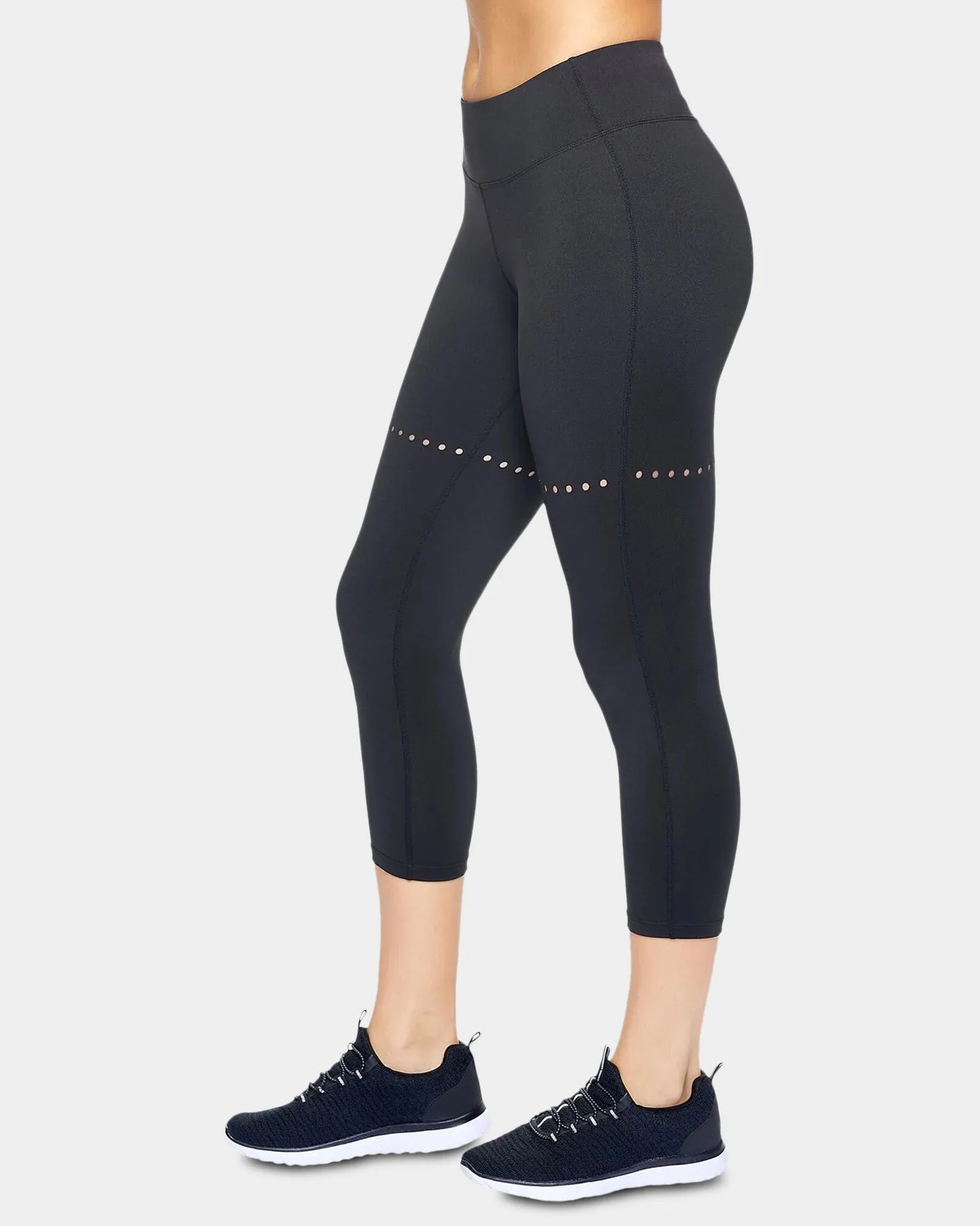 Expert Brand Women's Airstretch Mid-Rise Faux Seam Capri Leggings sold by Bodybuilding Global