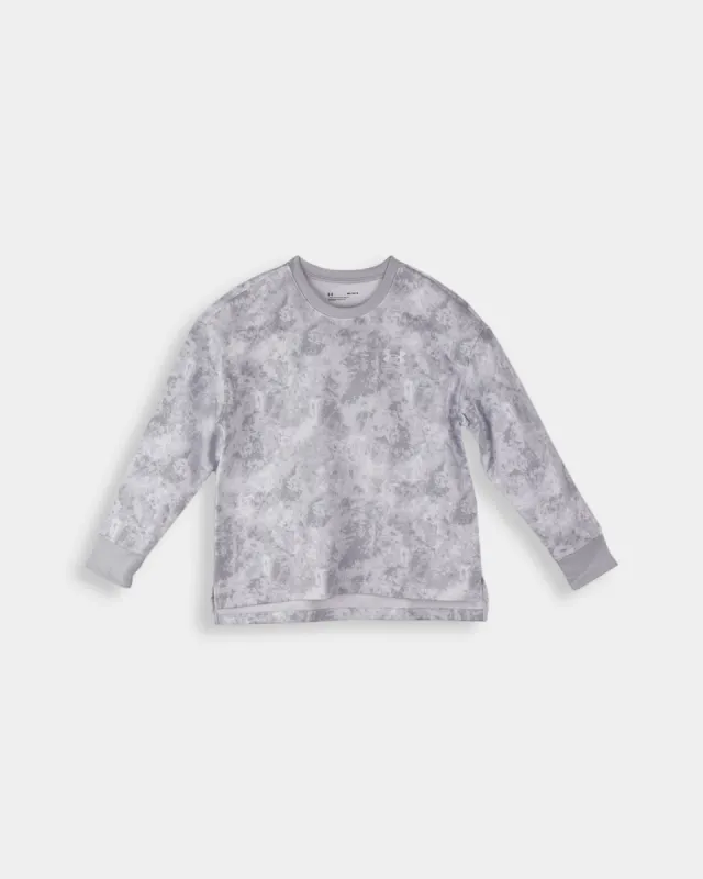 Under Armour Rival Fleece OS Printed Crew made by Under Armour