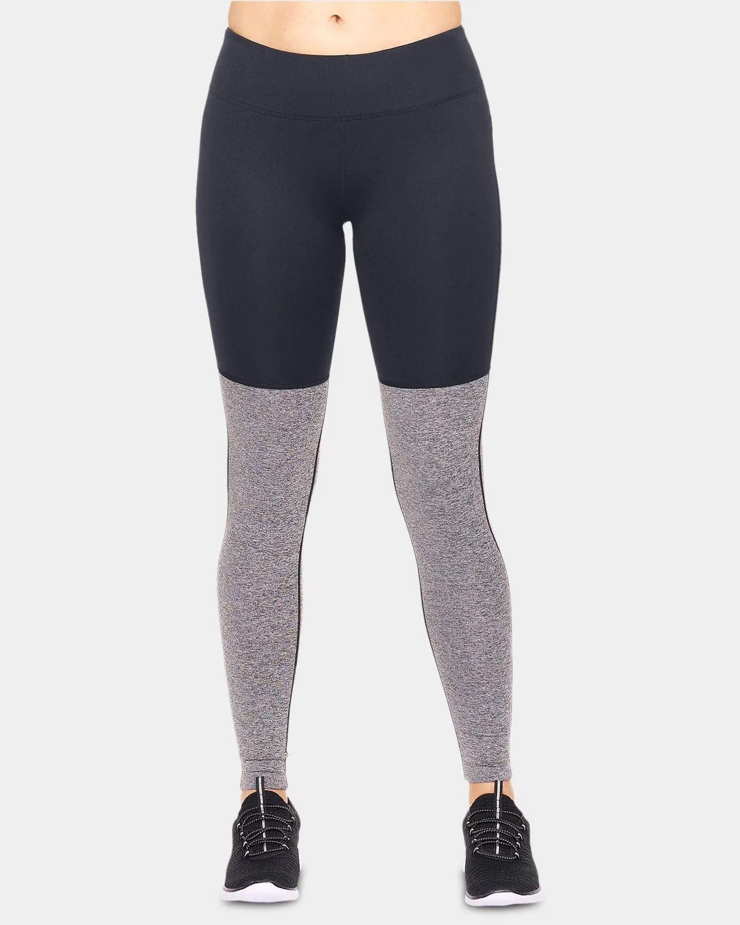 Expert Brand Women's Airstretch Mid-Rise Heather Colorblock Leggings sold by Bodybuilding Global product image thumbnail 2