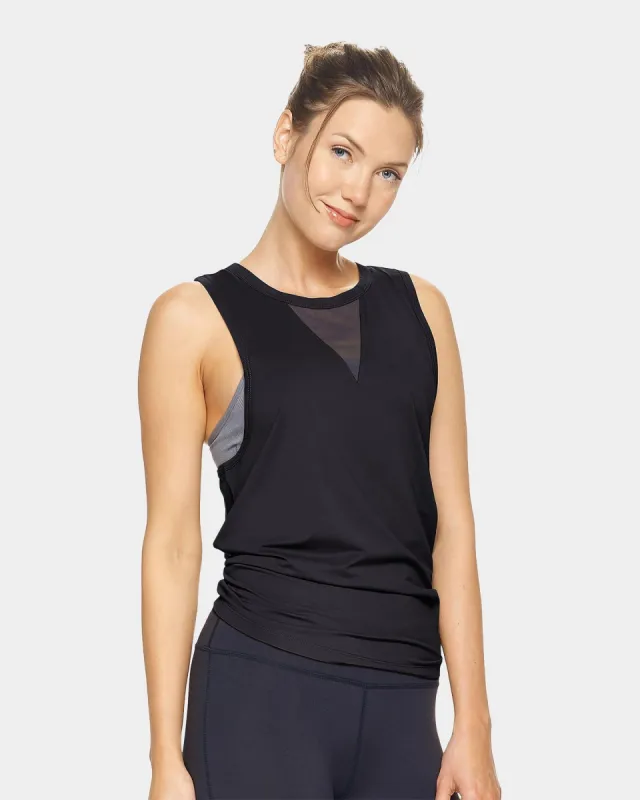 Expert Brand Women's Tie Back Athletic Performance Tank Top sold by Bodybuilding Global