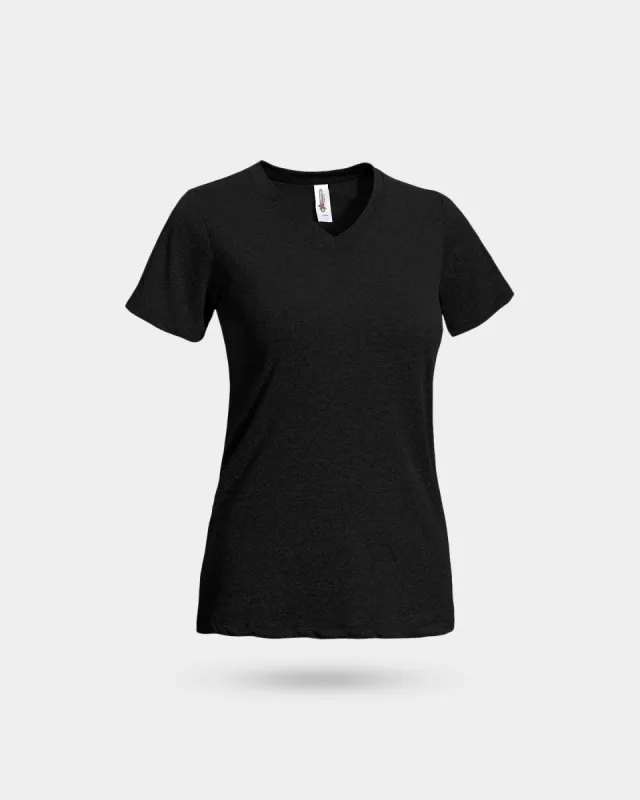 Expert Brand Women's Natural-Feel Jersey V-Neck T-Shirt sold by Bodybuilding Global