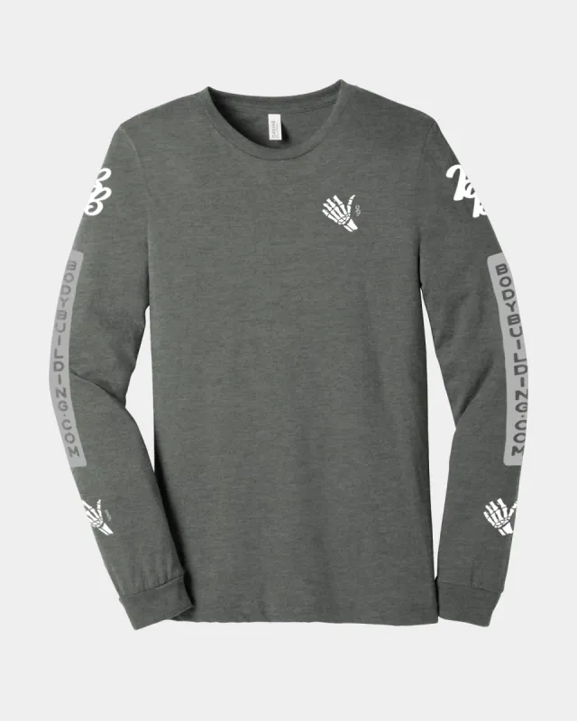 Bodybuilding.com Clothing White Knuckle Grip Club Long Sleeve sold by Bodybuilding Global