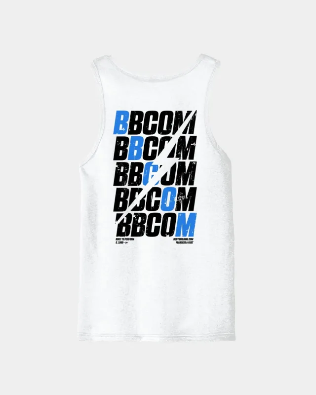 Bodybuilding.com Clothing Lightning Bolt Tank Top sold by Bodybuilding Global