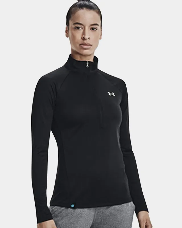 Streamlined 1/4 Zip Active LS Top - Vital Green | Parallel
