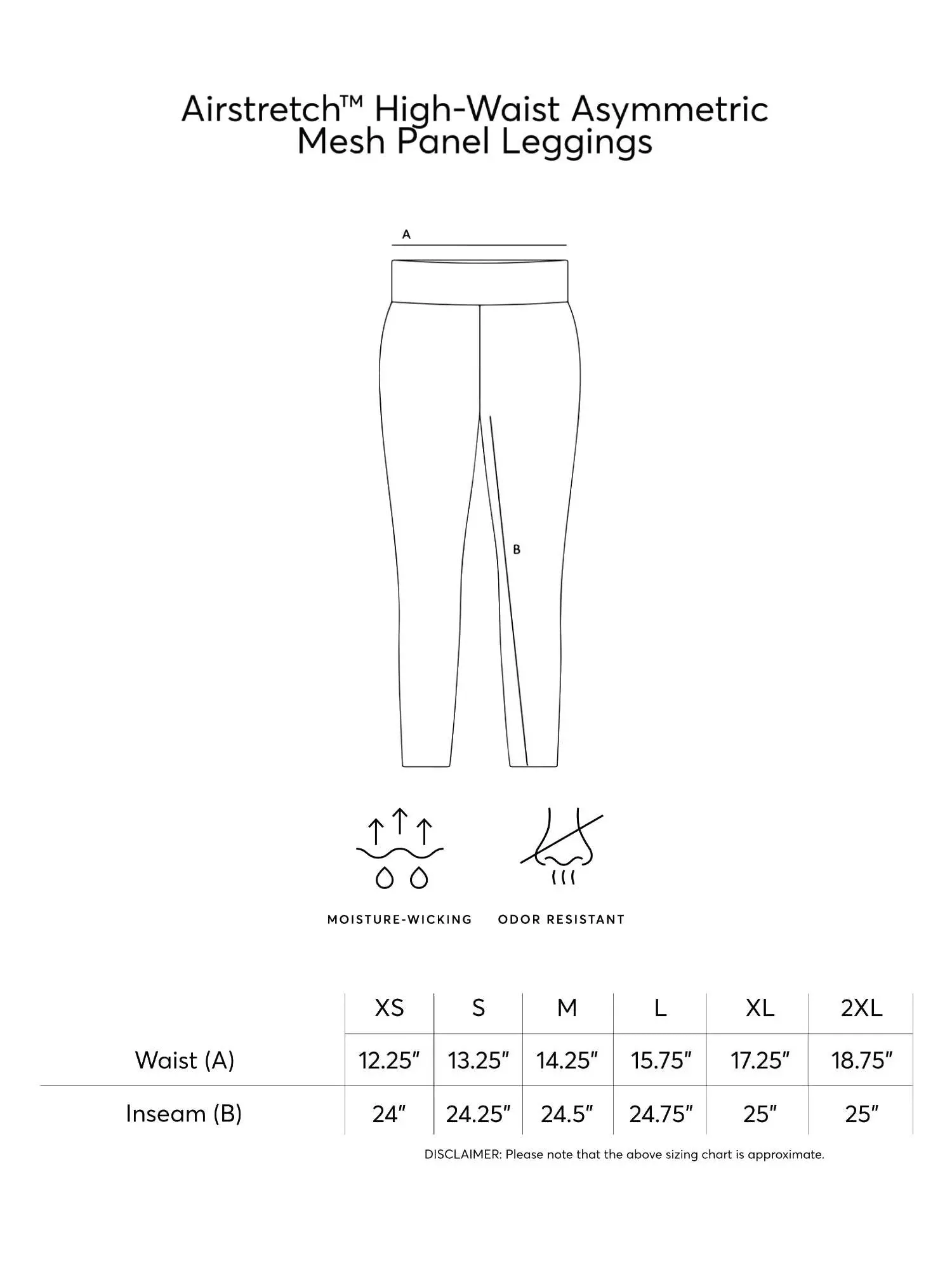 Expert Brand Women's Airstretch High-Waist Mesh Panel Leggings sold by Bodybuilding Global product image thumbnail 2