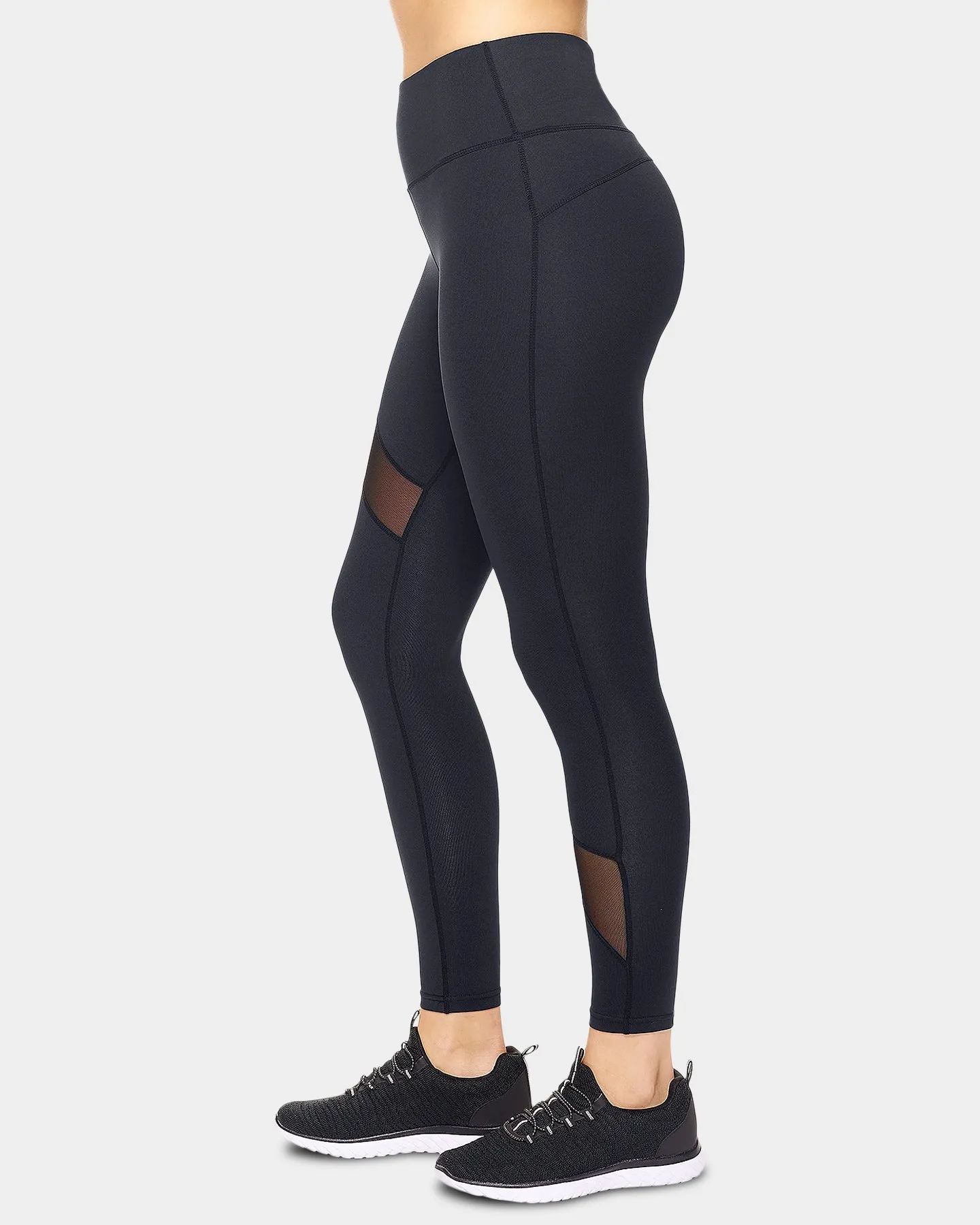 Expert Brand Women's Airstretch High-Waist Mesh Panel Leggings sold by Bodybuilding Global