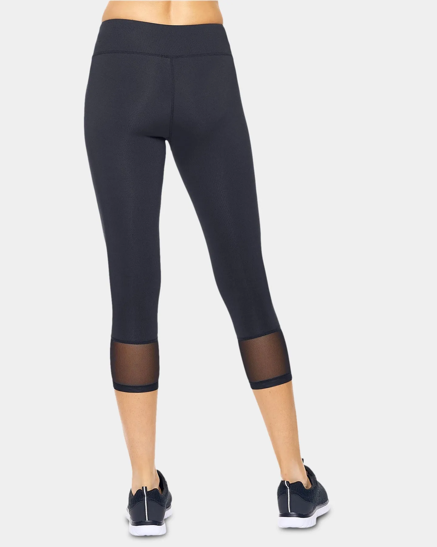 Expert Brand Women's Airstretch Mid-Rise Double Mesh Panel Capri Leggings sold by Bodybuilding Global product image thumbnail 3