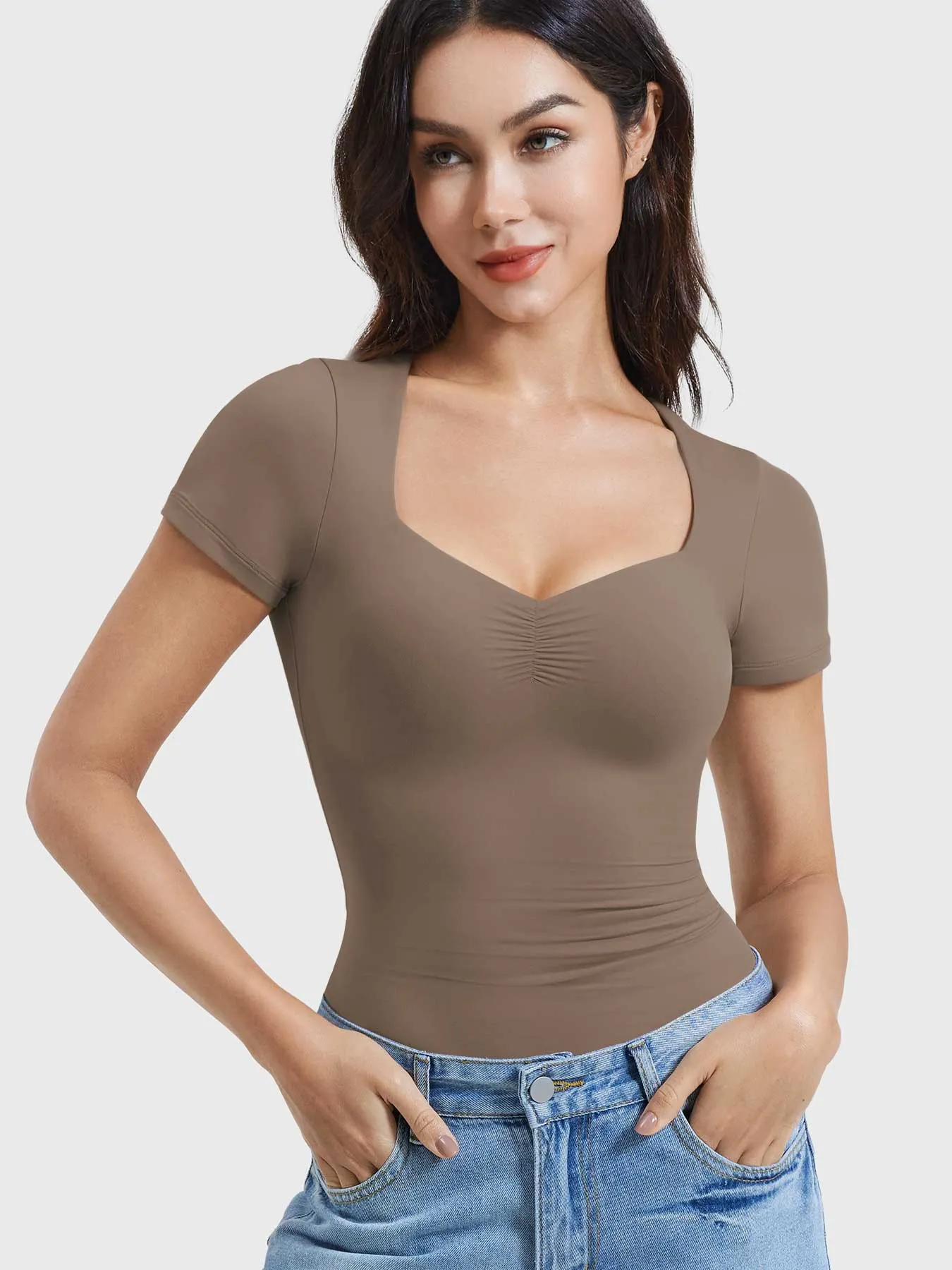 Yeoreo Livia Sweetheart Neck Top sold by Yeoreo product image thumbnail 5