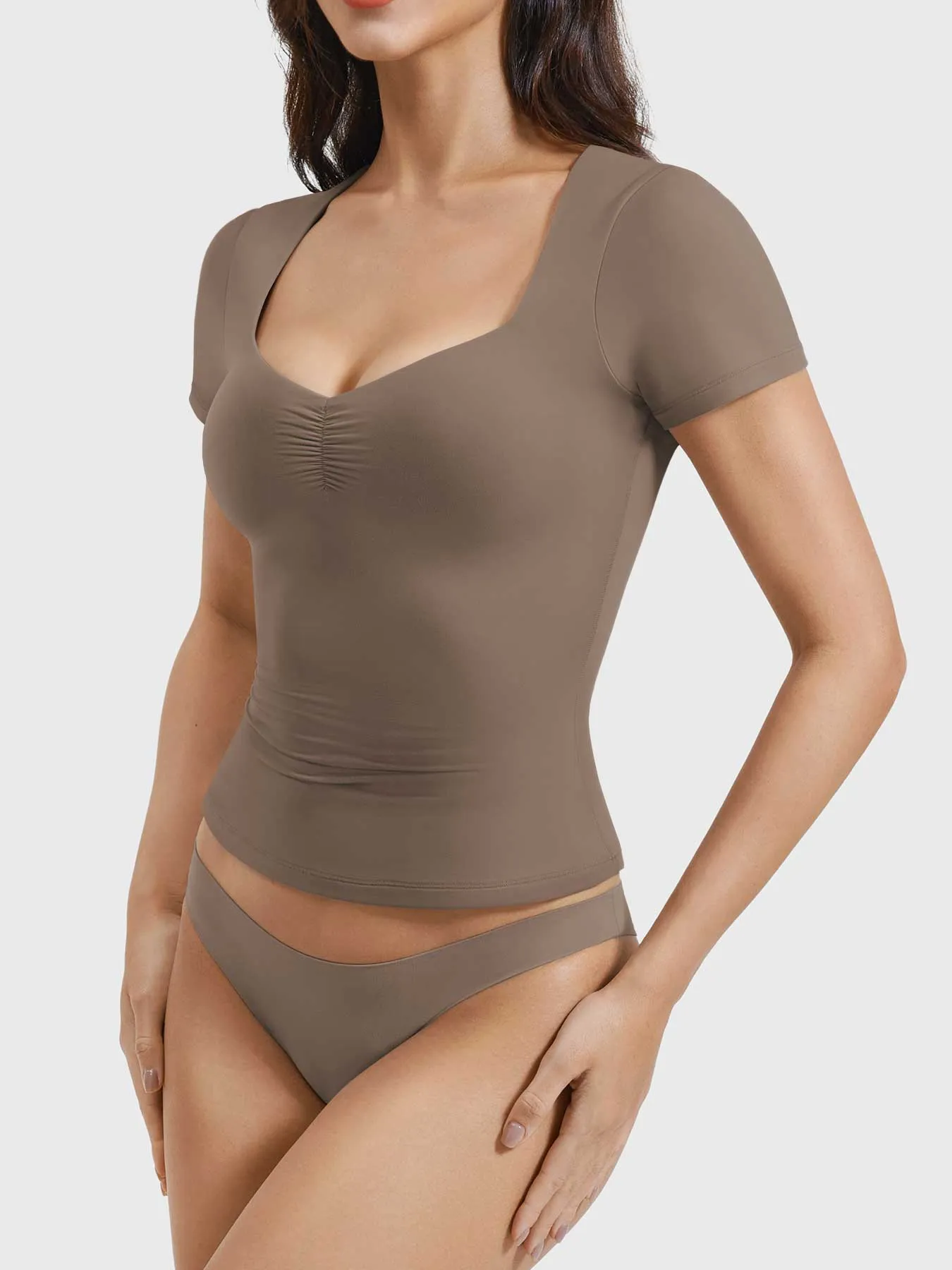 Yeoreo Livia Sweetheart Neck Top sold by Yeoreo product image thumbnail 2