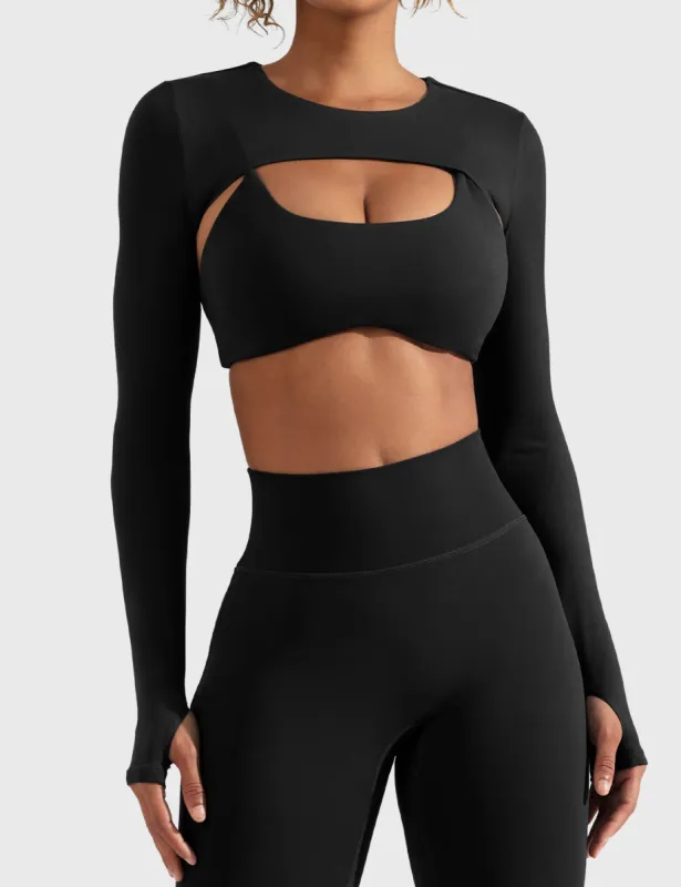 Yeoreo Crissy Long Sleeve Bolero Shrug sold by Yeoreo