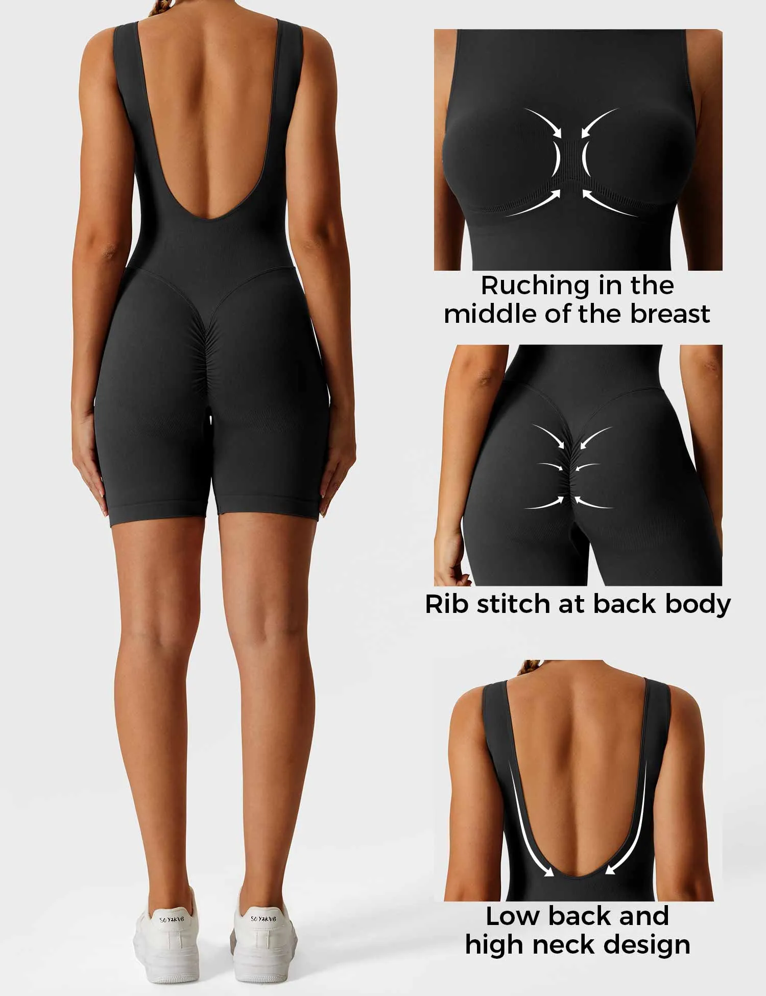 Yeoreo Swanky Seamless Romper sold by Yeoreo product image thumbnail 3