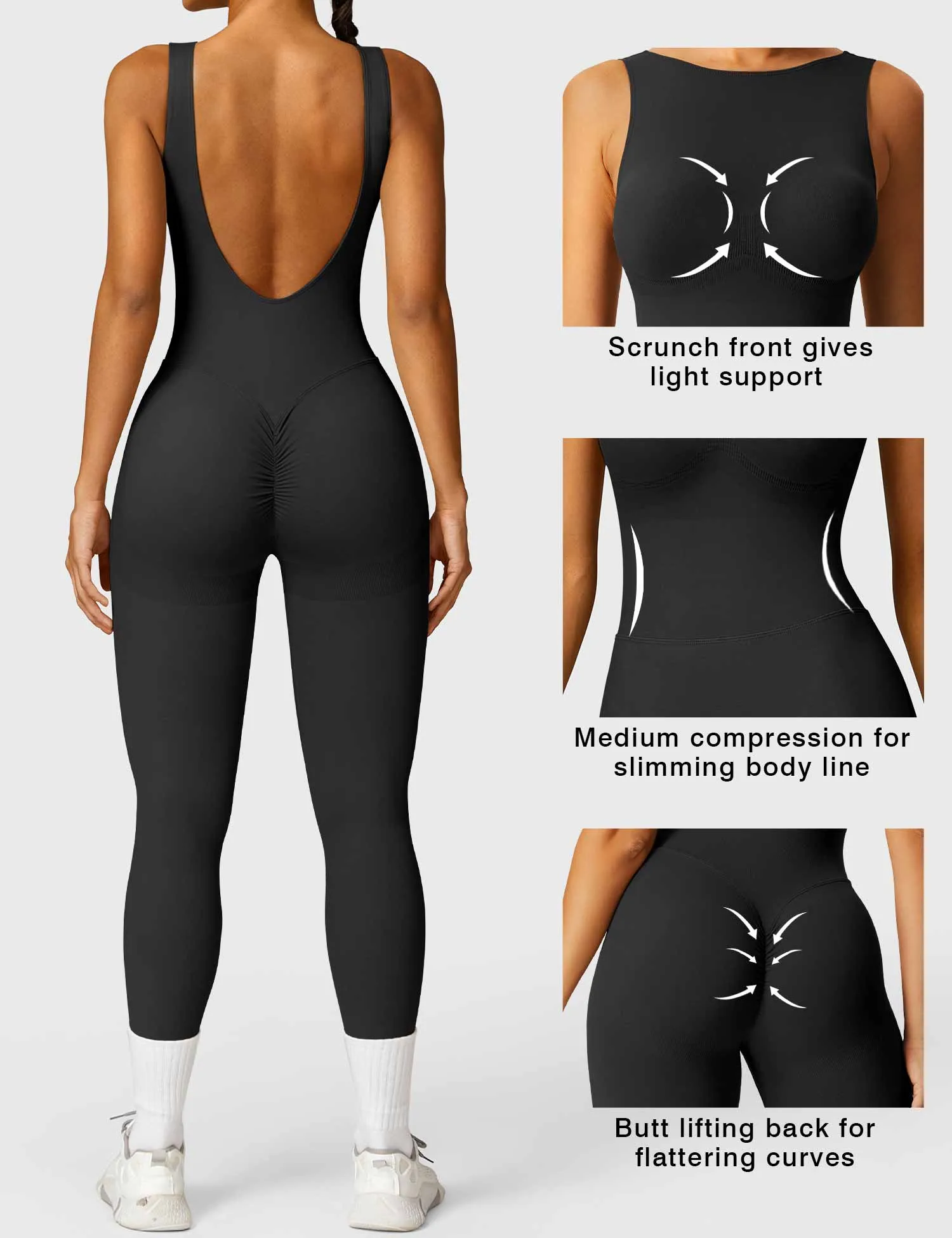Yeoreo Swanky Seamless Jumpsuit sold by Yeoreo product image thumbnail 4