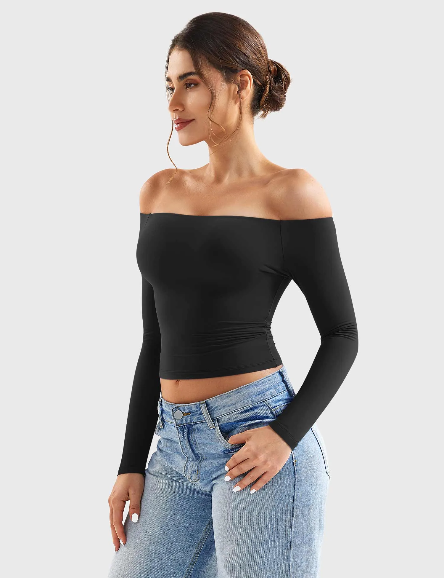 Yeoreo Luzlie Off Shoulder Top sold by Yeoreo product image thumbnail 4