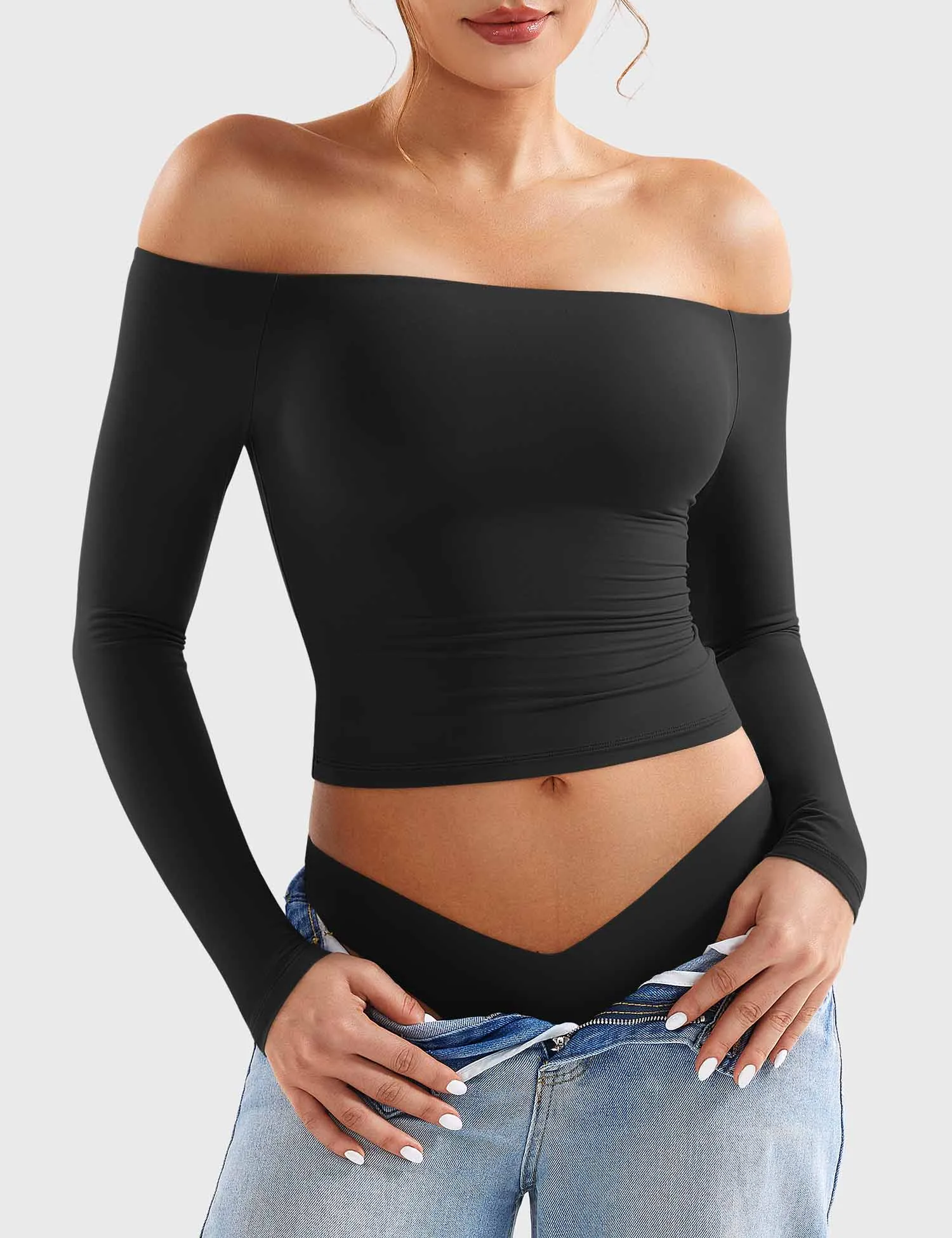 Yeoreo Luzlie Off Shoulder Top sold by Yeoreo