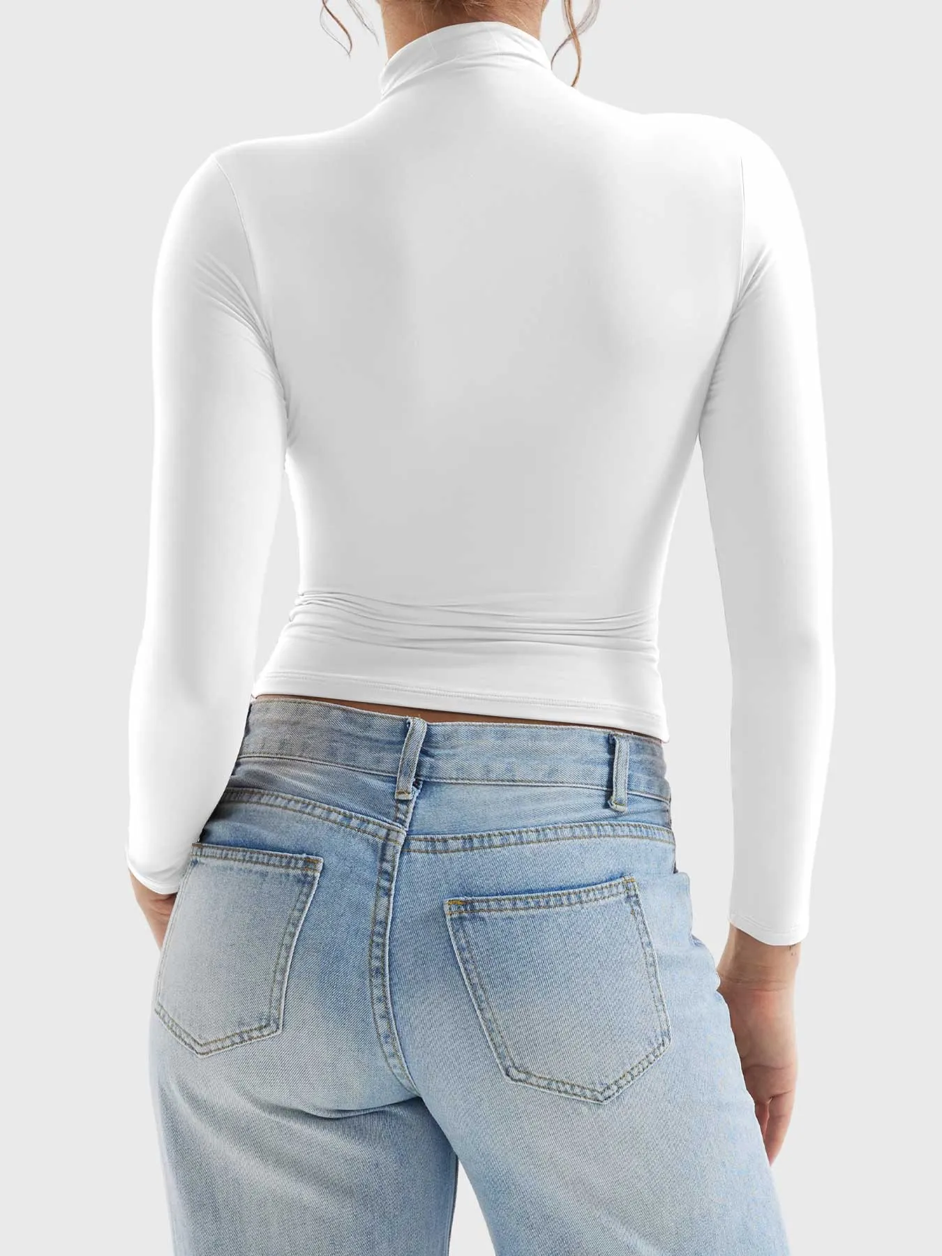 Yeoreo Sariah Turtle Neck Long Sleeves Shirts sold by Yeoreo product image thumbnail 2