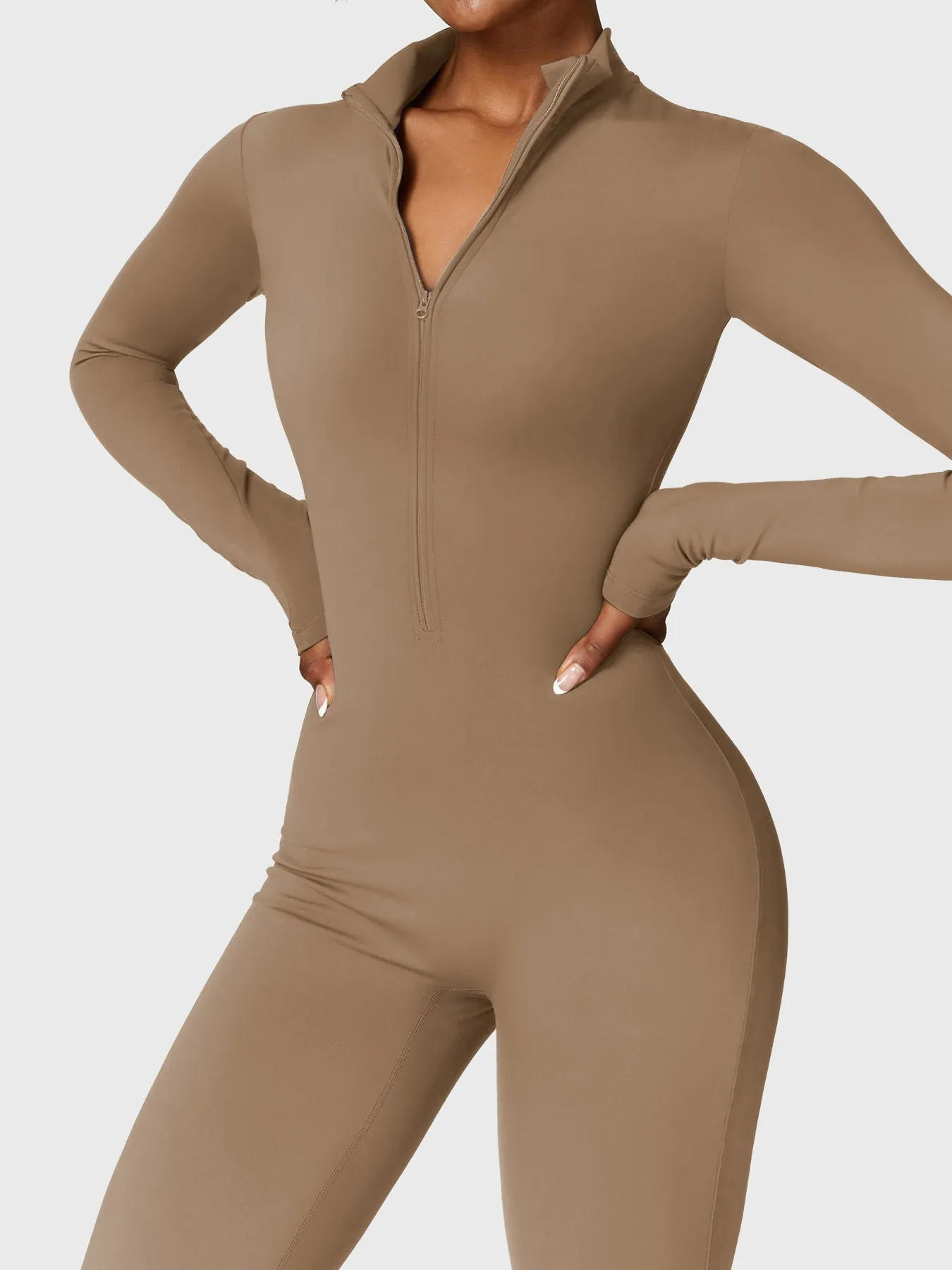 Yeoreo Belle Fleece Zipper Jumpsuit sold by Yeoreo product image thumbnail 5