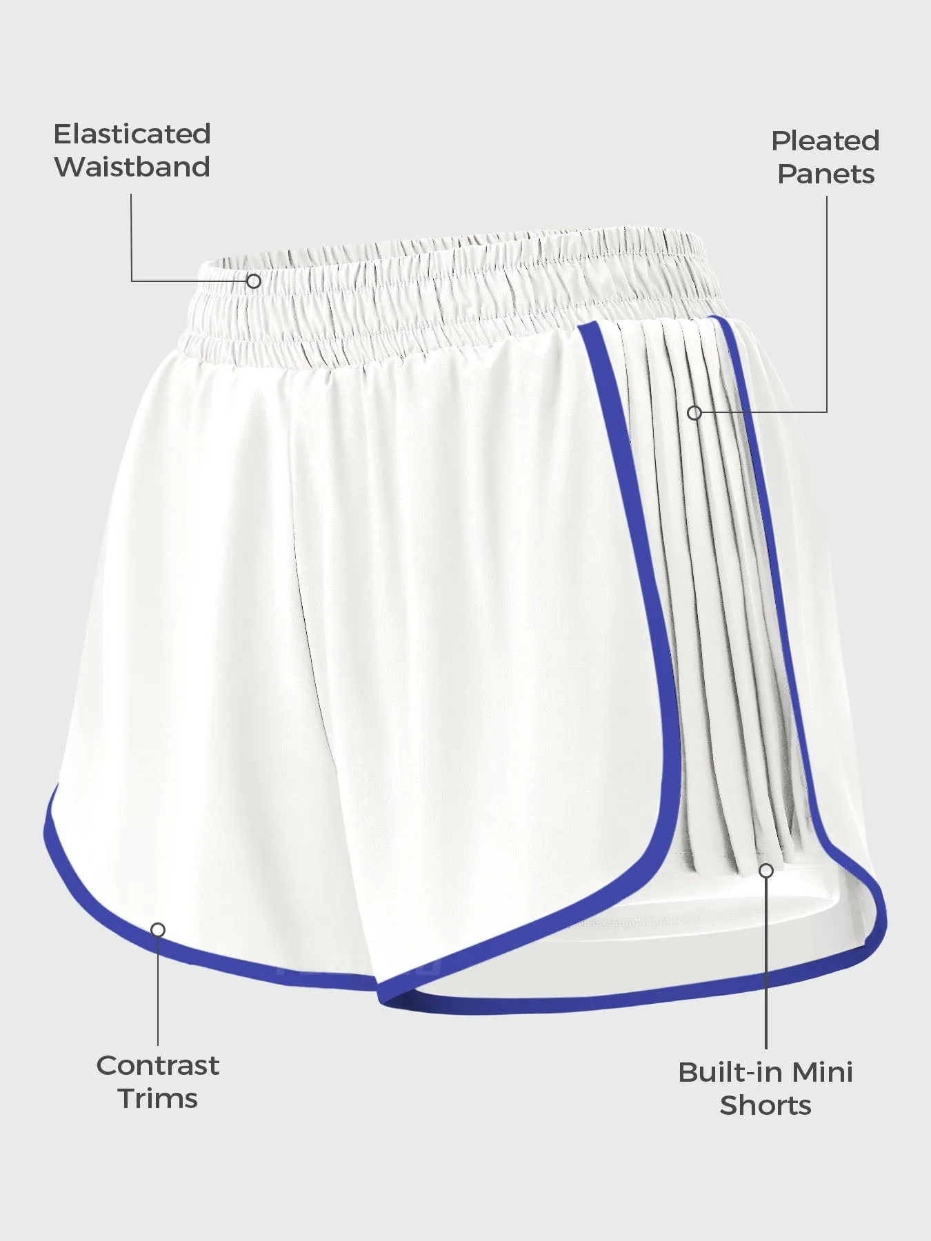 Yeoreo Skylari Pleated Mini Skorts sold by Yeoreo product image thumbnail 5