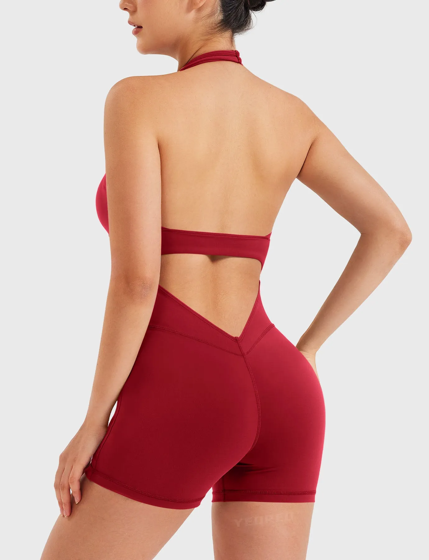 Yeoreo Joceline Backless Halter Romper sold by Yeoreo product image thumbnail 2