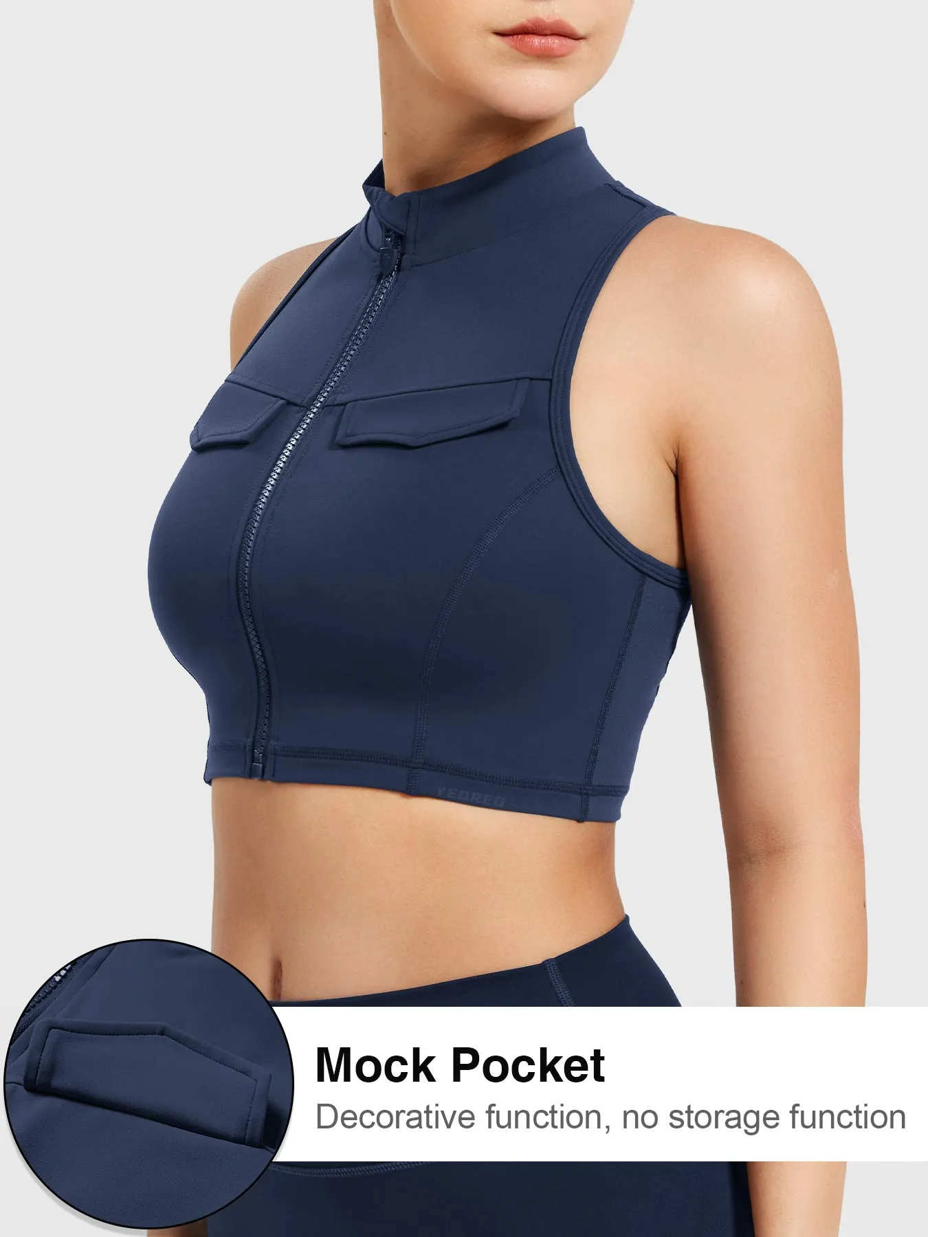Yeoreo Chlonie CoreFlex Crop Tank sold by Yeoreo product image thumbnail 3