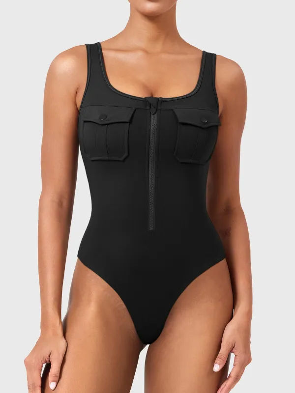 Yeoreo Yvonny CoreFlex Cargo Bodysuit sold by Yeoreo