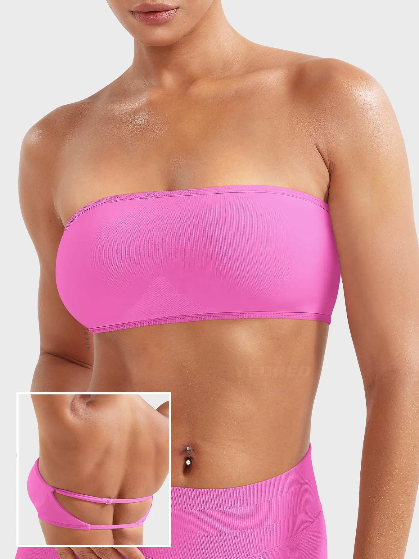 Yeoreo Alvna SoftHue Bandeau Sports Bra sold by Yeoreo