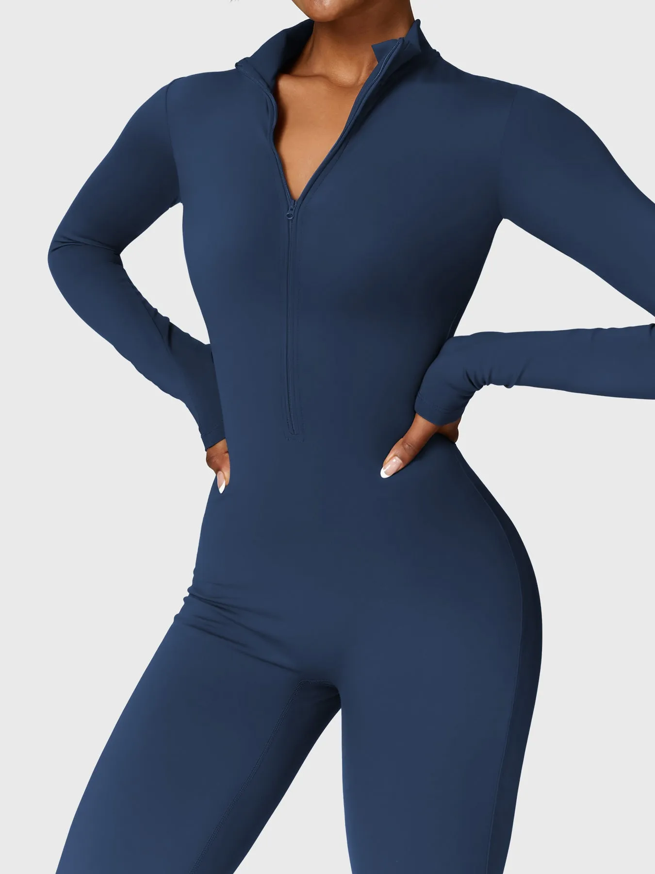 Yeoreo Belle Fleece Zipper Jumpsuit sold by Yeoreo product image thumbnail 5