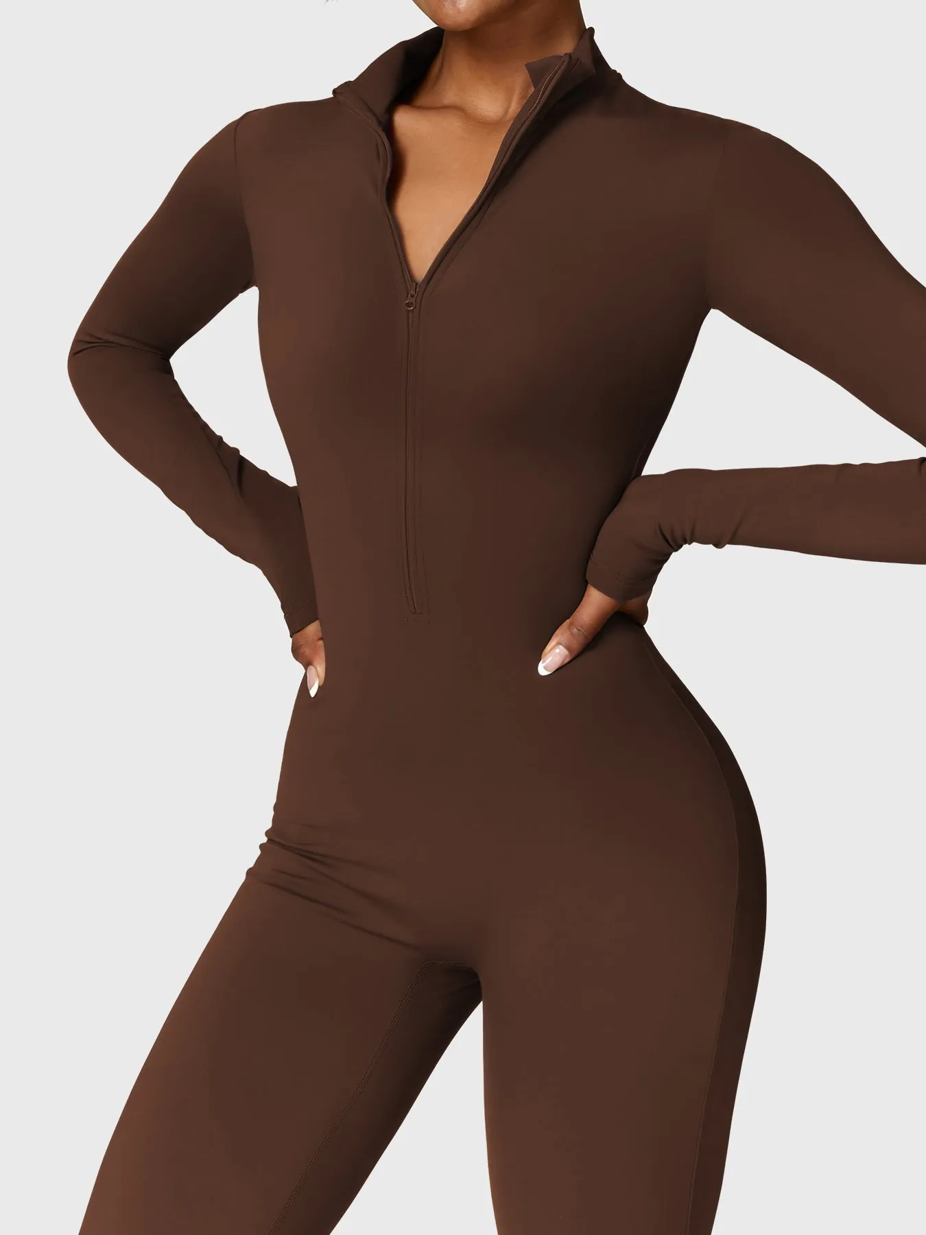 Yeoreo Belle Fleece Zipper Jumpsuit sold by Yeoreo product image thumbnail 5