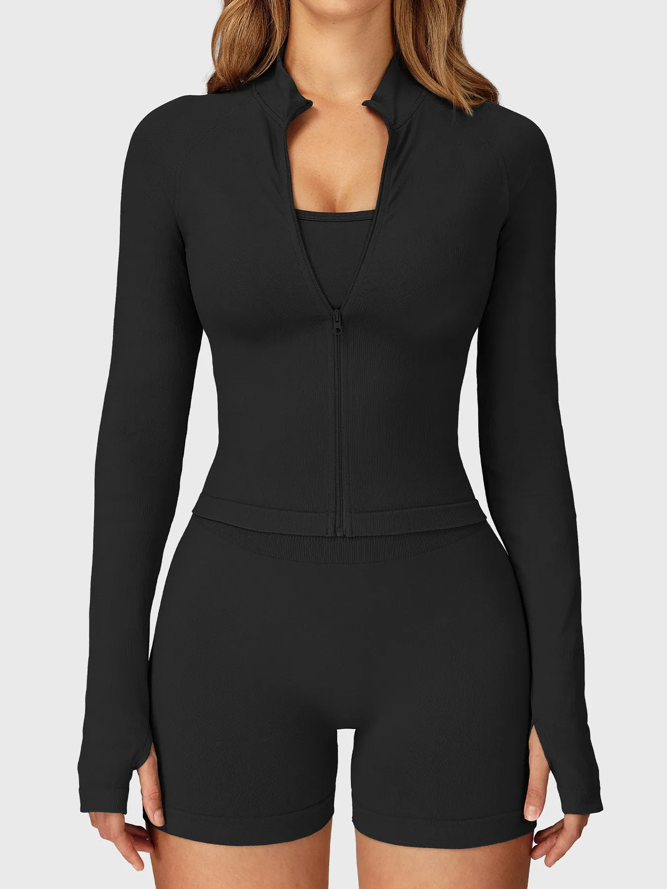Yeoreo Alina Seamless Zip Up Jacket sold by Yeoreo