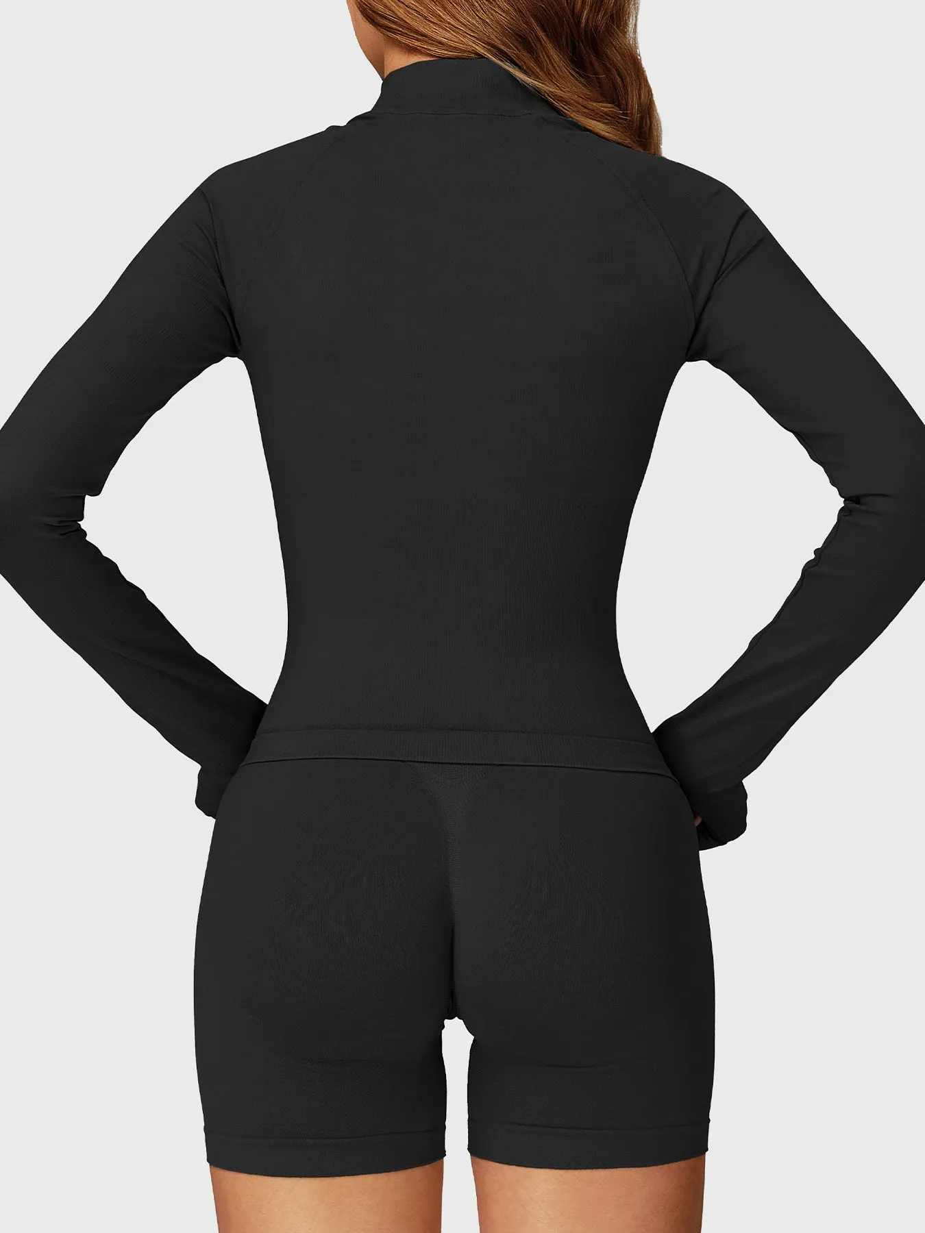 Yeoreo Alina Seamless Zip Up Jacket sold by Yeoreo product image thumbnail 2