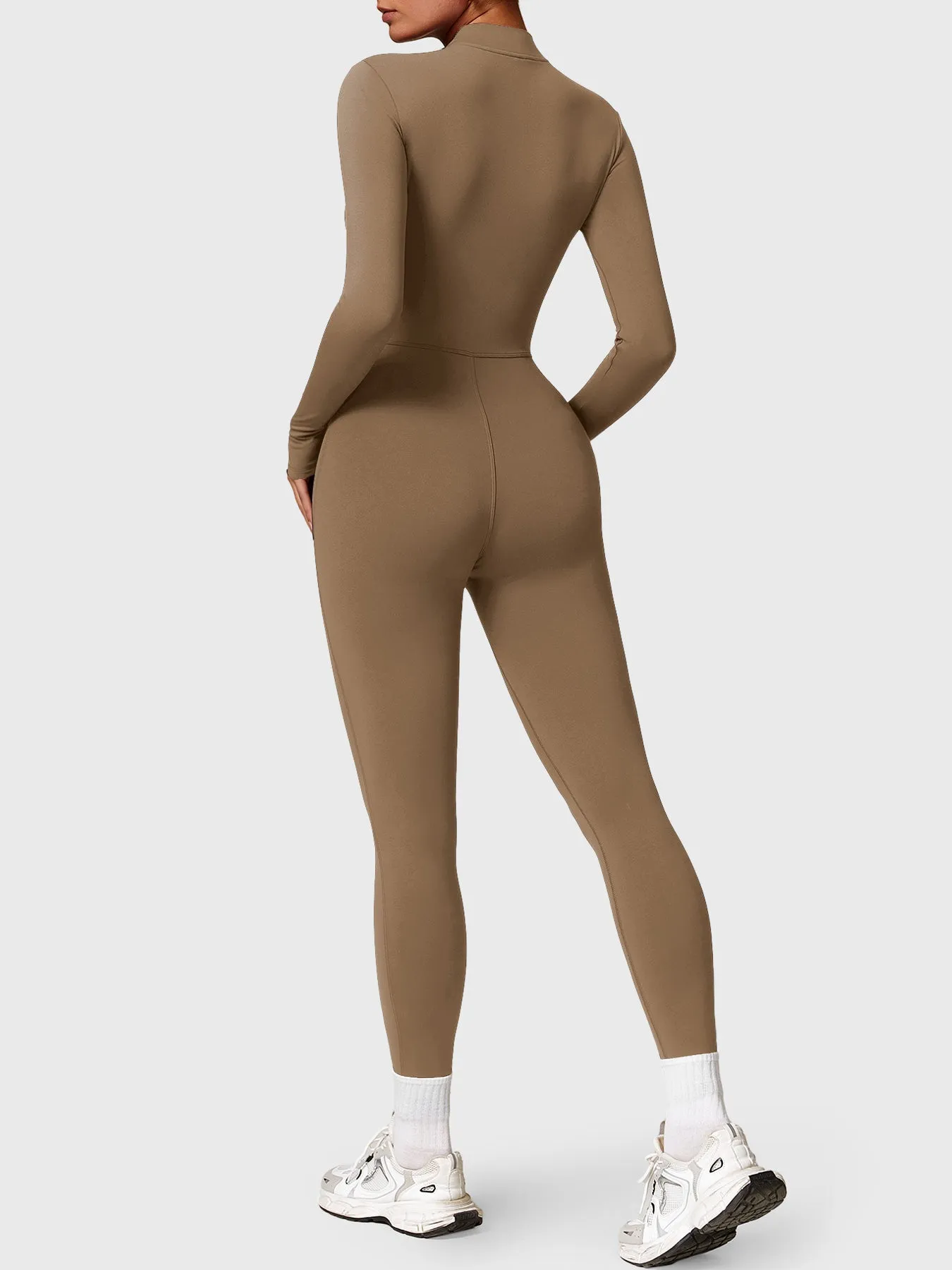 Yeoreo Belle Fleece Jumpsuit – Brown XL · 50% Off sold by Yeoreo product image thumbnail 2
