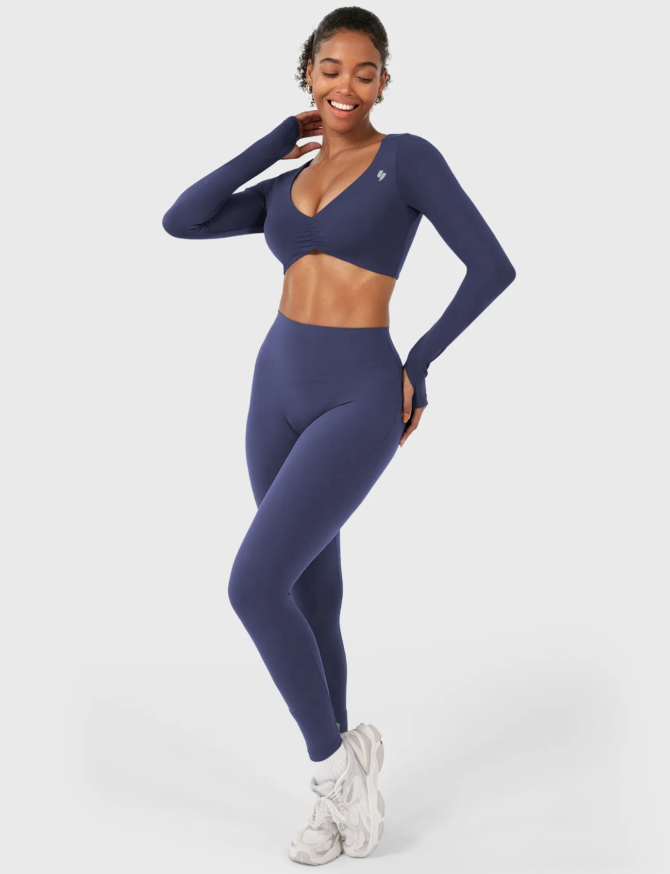 Yeoreo Agantha Ruched Long Sleeve Top sold by Yeoreo product image thumbnail 5