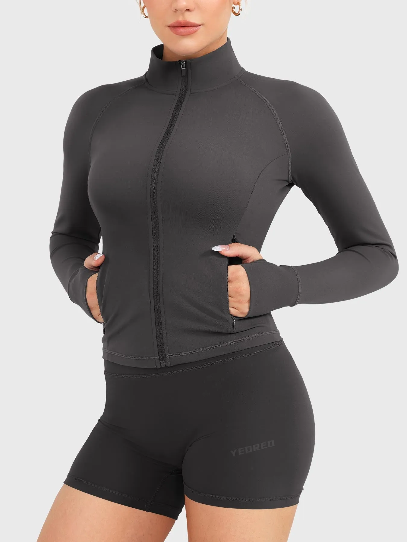Yeoreo Candecy Full Zip Workout Jacket sold by Yeoreo product image thumbnail 3