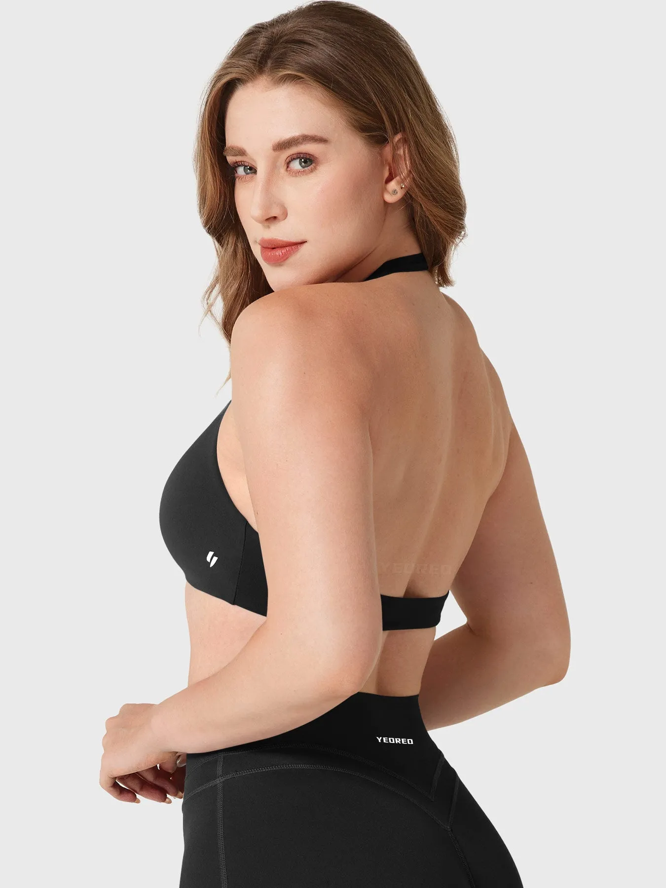 Yeoreo Laarni Halter Backless Sports Bra sold by Yeoreo product image thumbnail 5