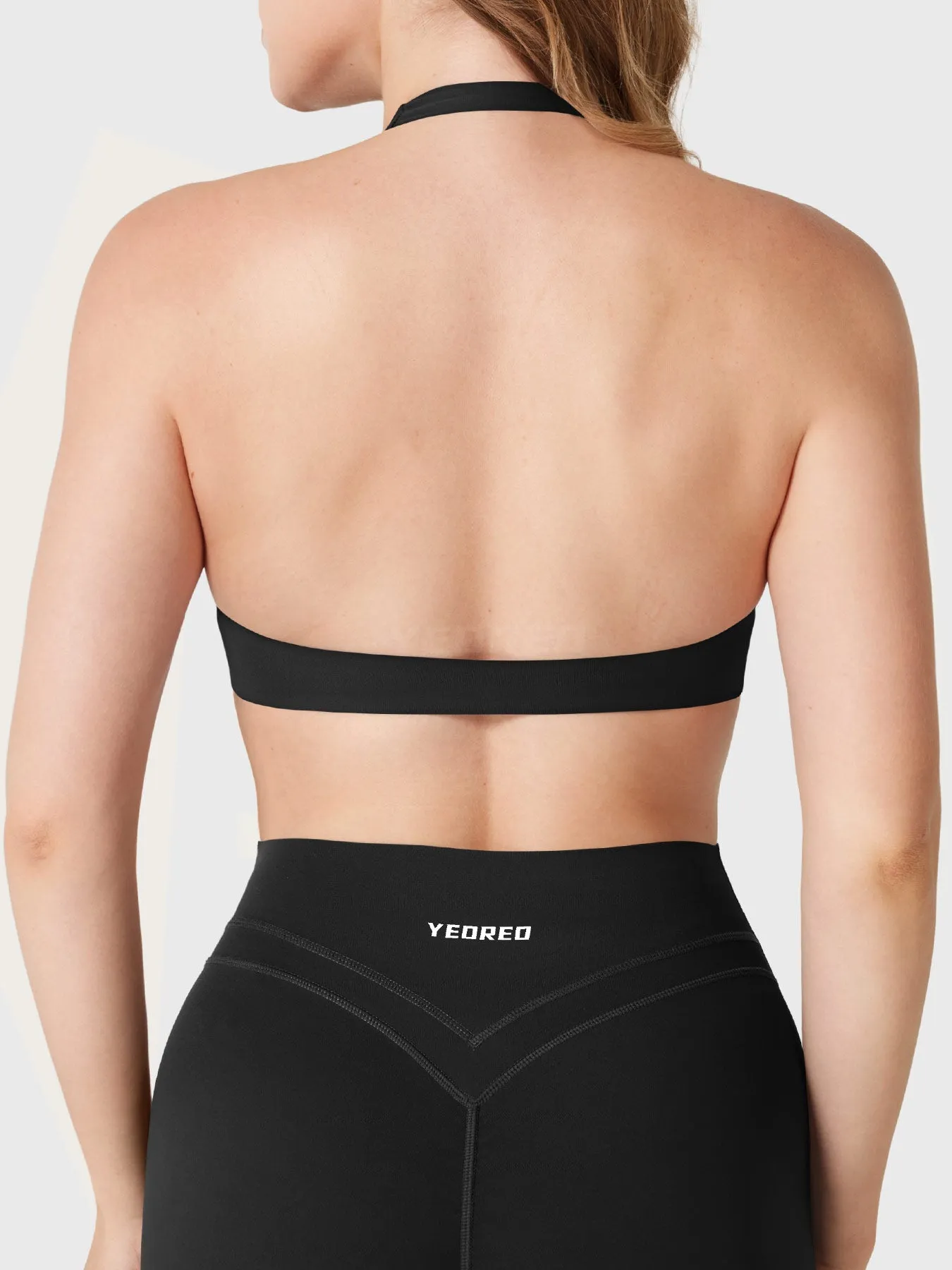 Yeoreo Laarni Halter Backless Sports Bra sold by Yeoreo product image thumbnail 2