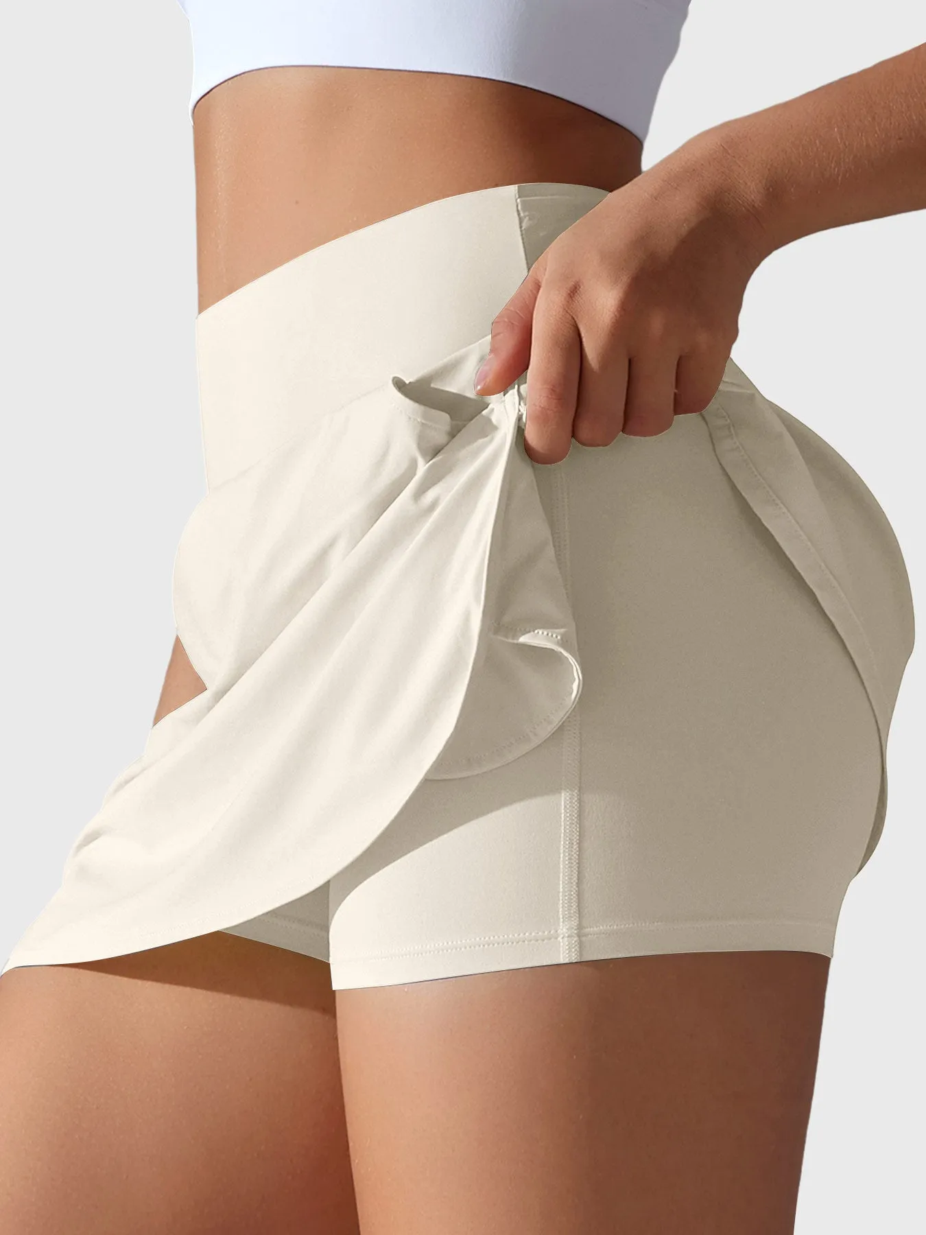 Yeoreo Quincey High Waisted Tennis Skorts sold by Yeoreo product image thumbnail 4