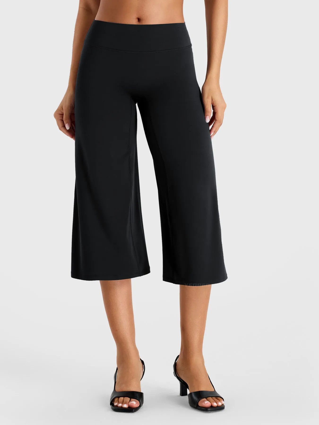 Yeoreo Samyer 21" Low Rise Wide Leg Capri Pants sold by Yeoreo