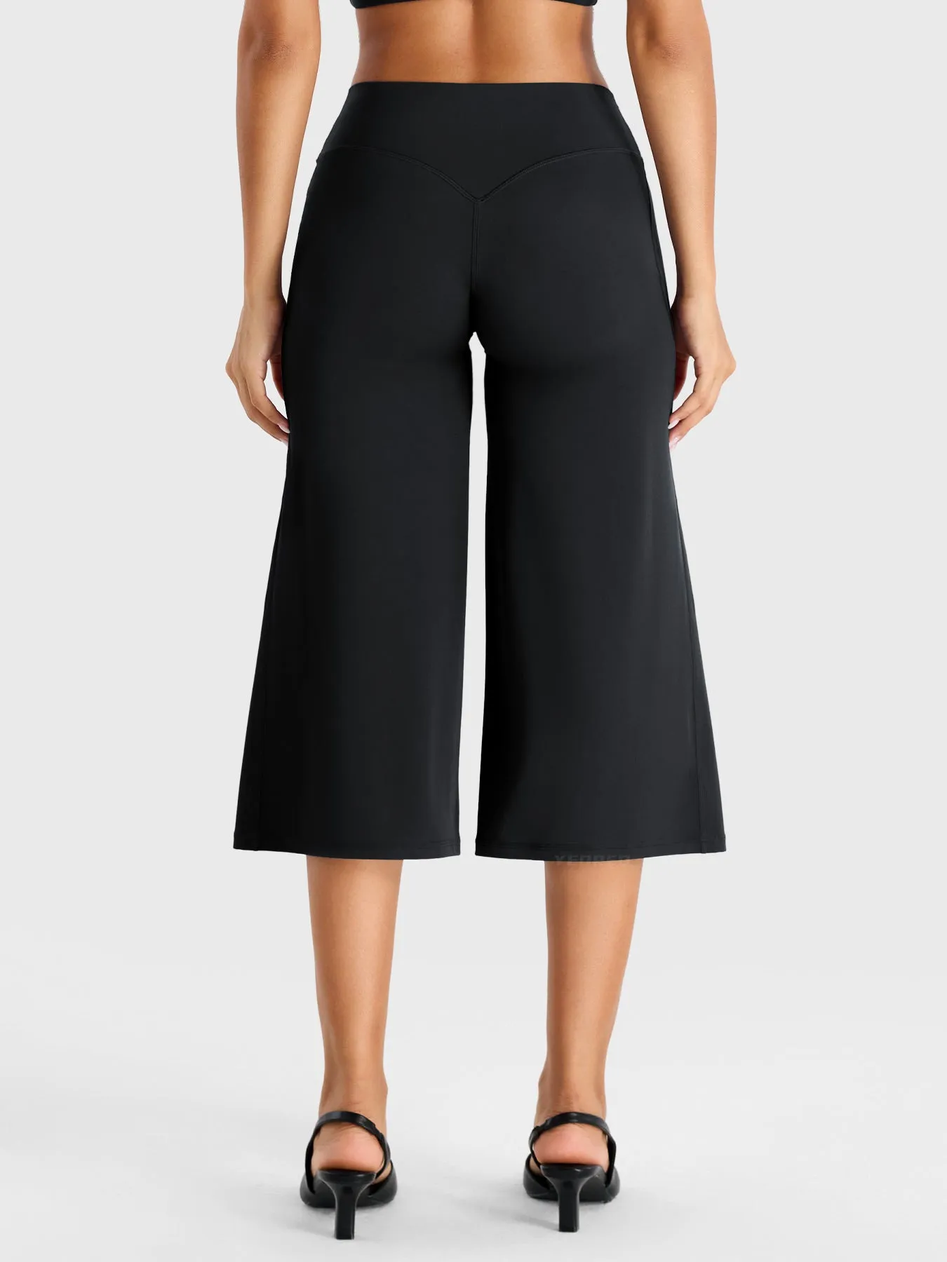 Yeoreo Samyer 21" Low Rise Wide Leg Capri Pants sold by Yeoreo product image thumbnail 3