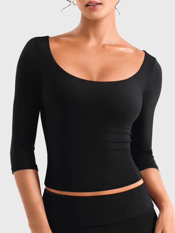 Yeoreo Hanlar 3/4 Sleeve Top made by Yeoreo