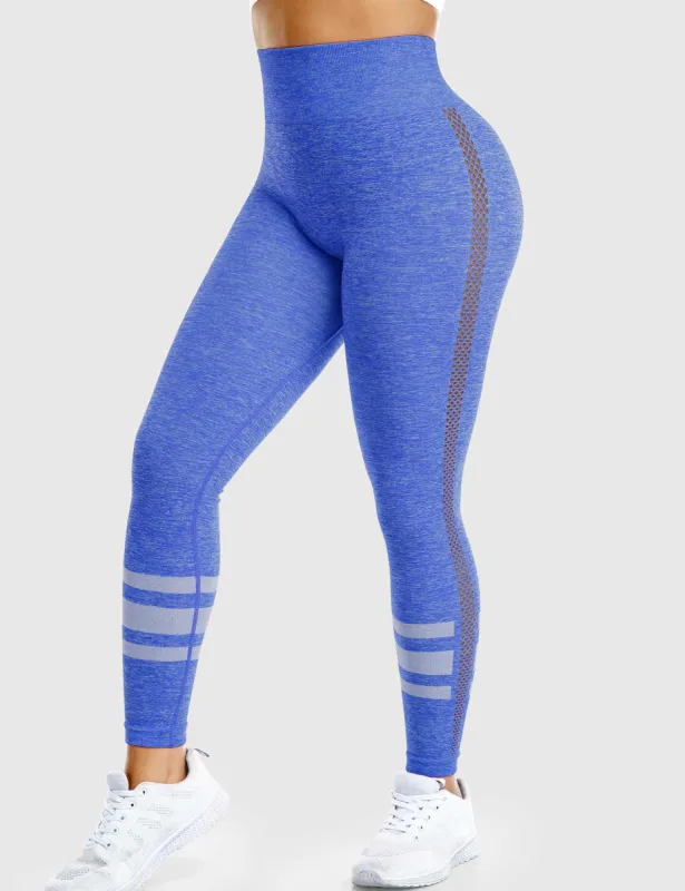 Yeoreo Stripe Mesh Leggings sold by Yeoreo