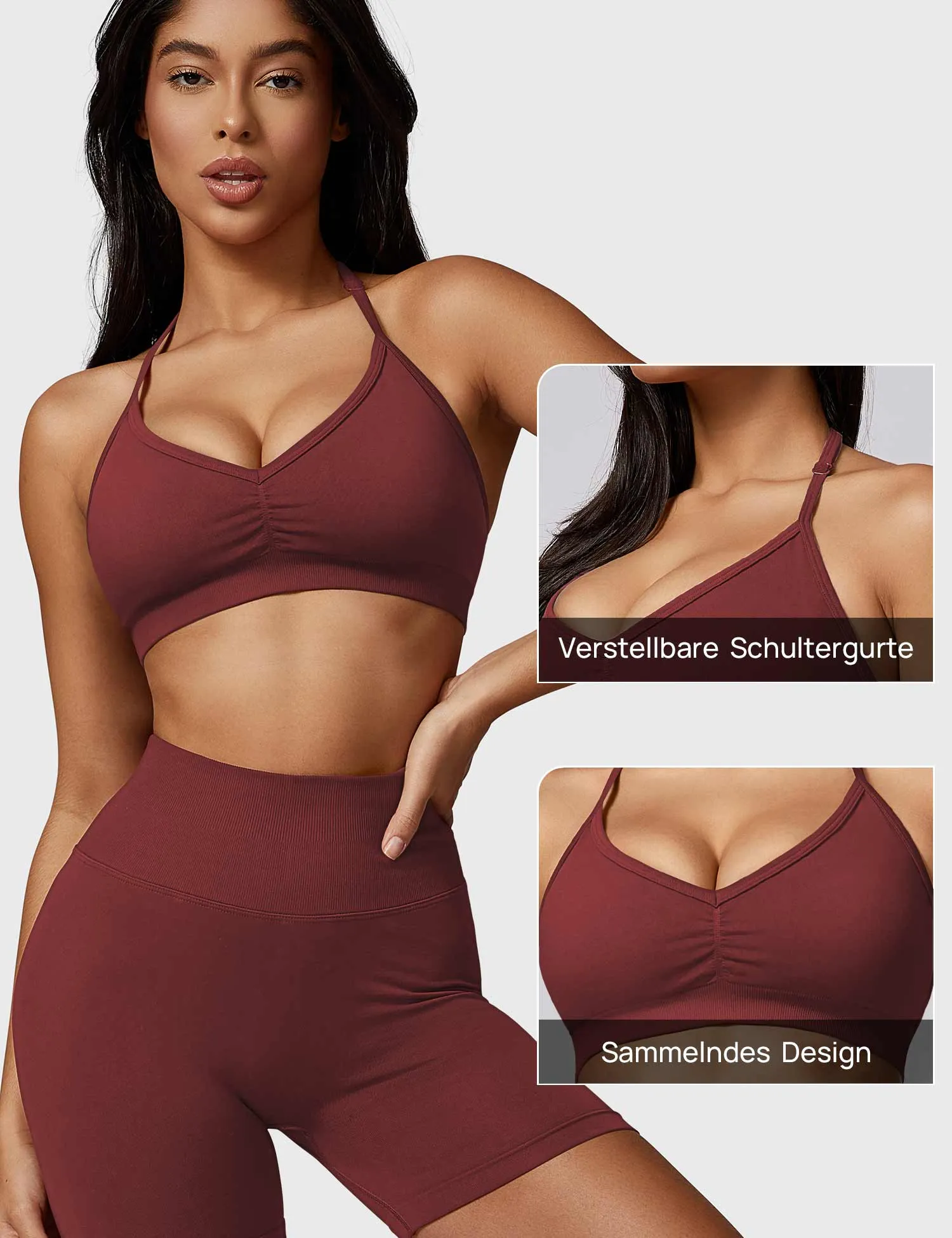 Yeoreo Hedy Halter Sports Bra sold by Yeoreo product image thumbnail 3