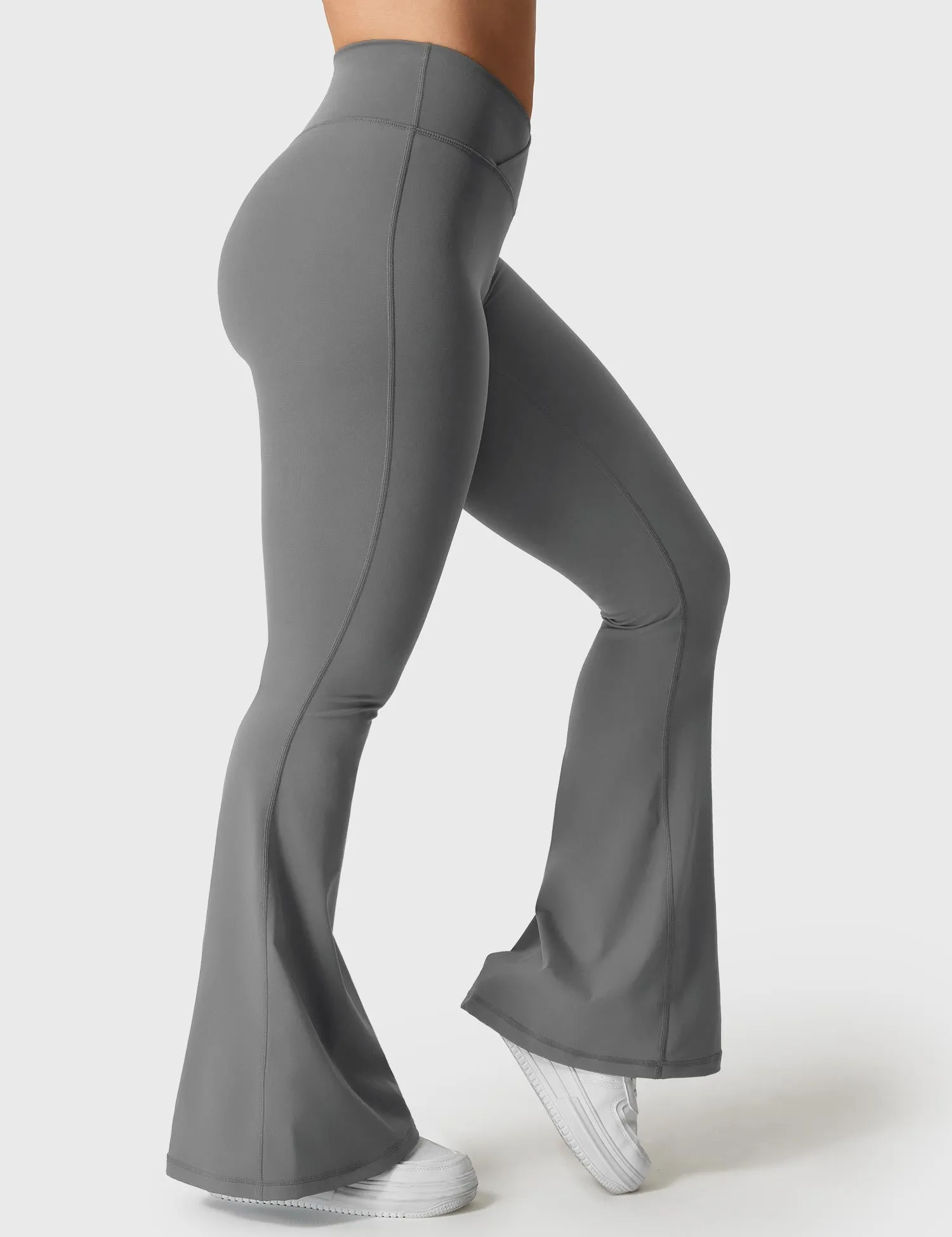 Yeoreo V-waistband Kalie Flare Leggings sold by Yeoreo product image thumbnail 5