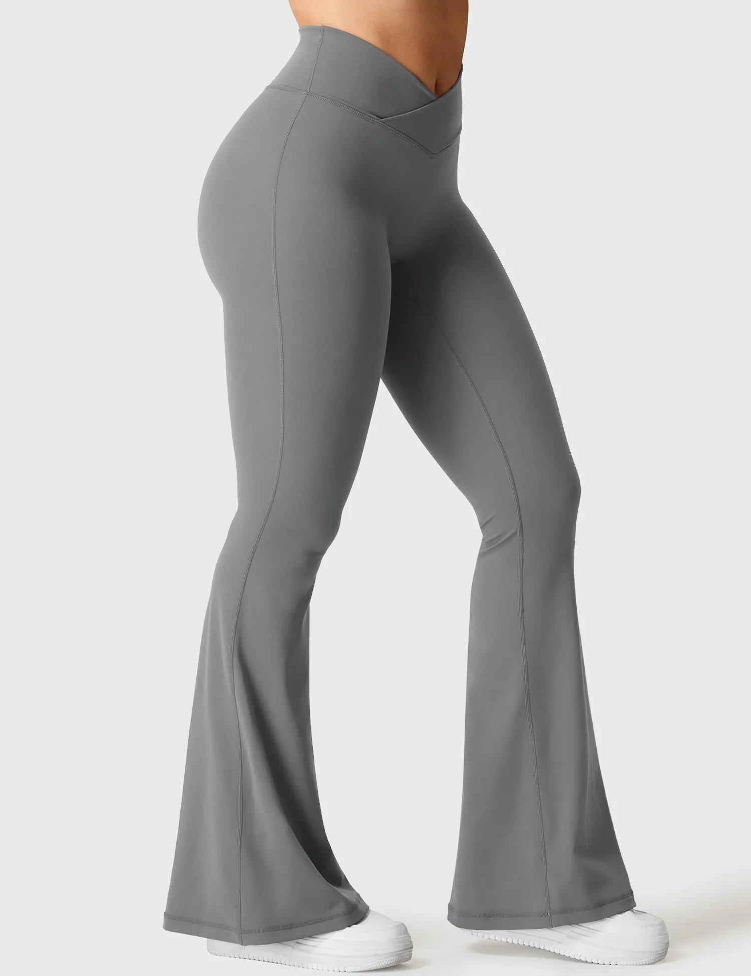 Yeoreo V-waistband Kalie Flare Leggings sold by Yeoreo product image thumbnail 4