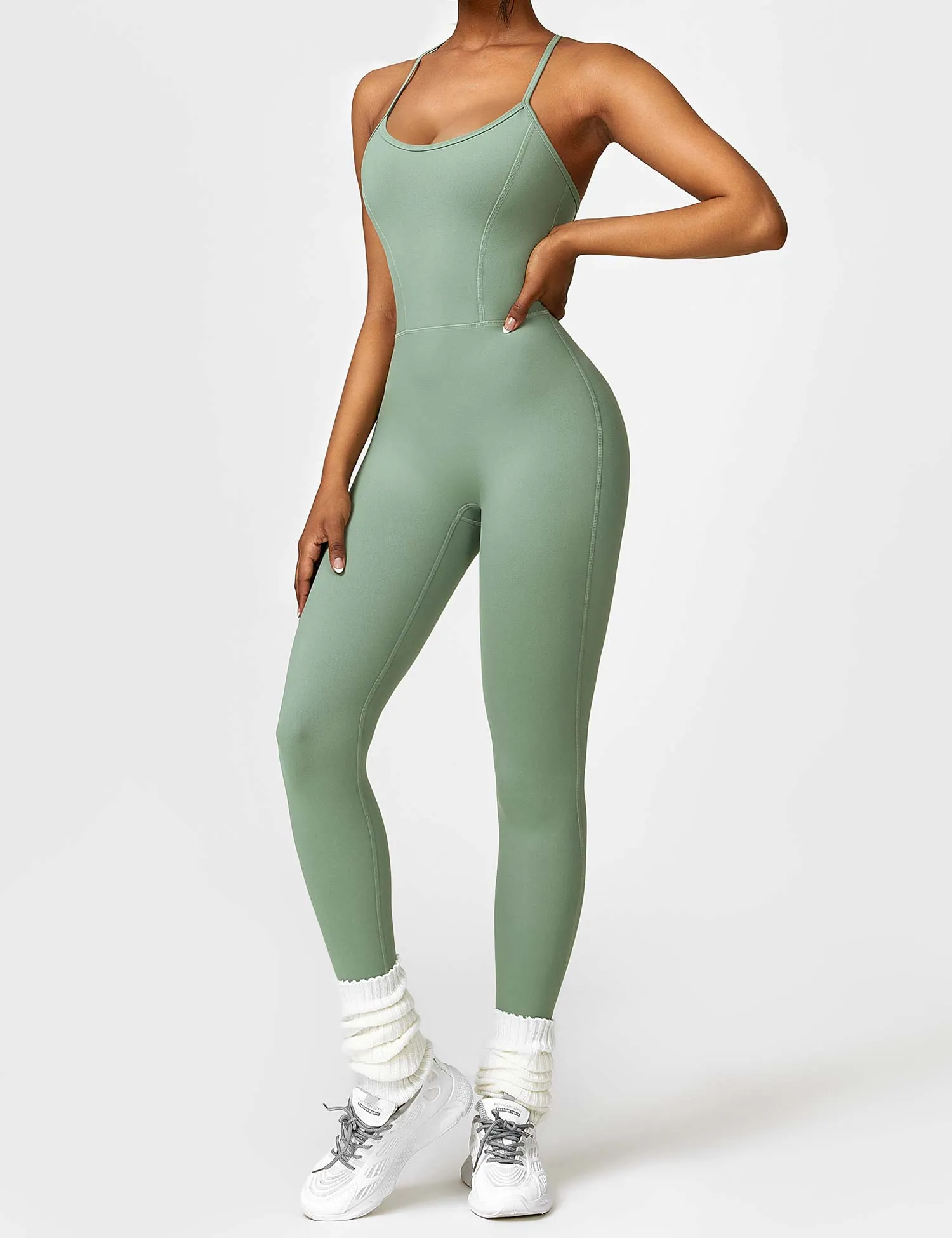 Yeoreo Morri Criss Cross Backless Jumpsuit sold by Yeoreo product image thumbnail 2